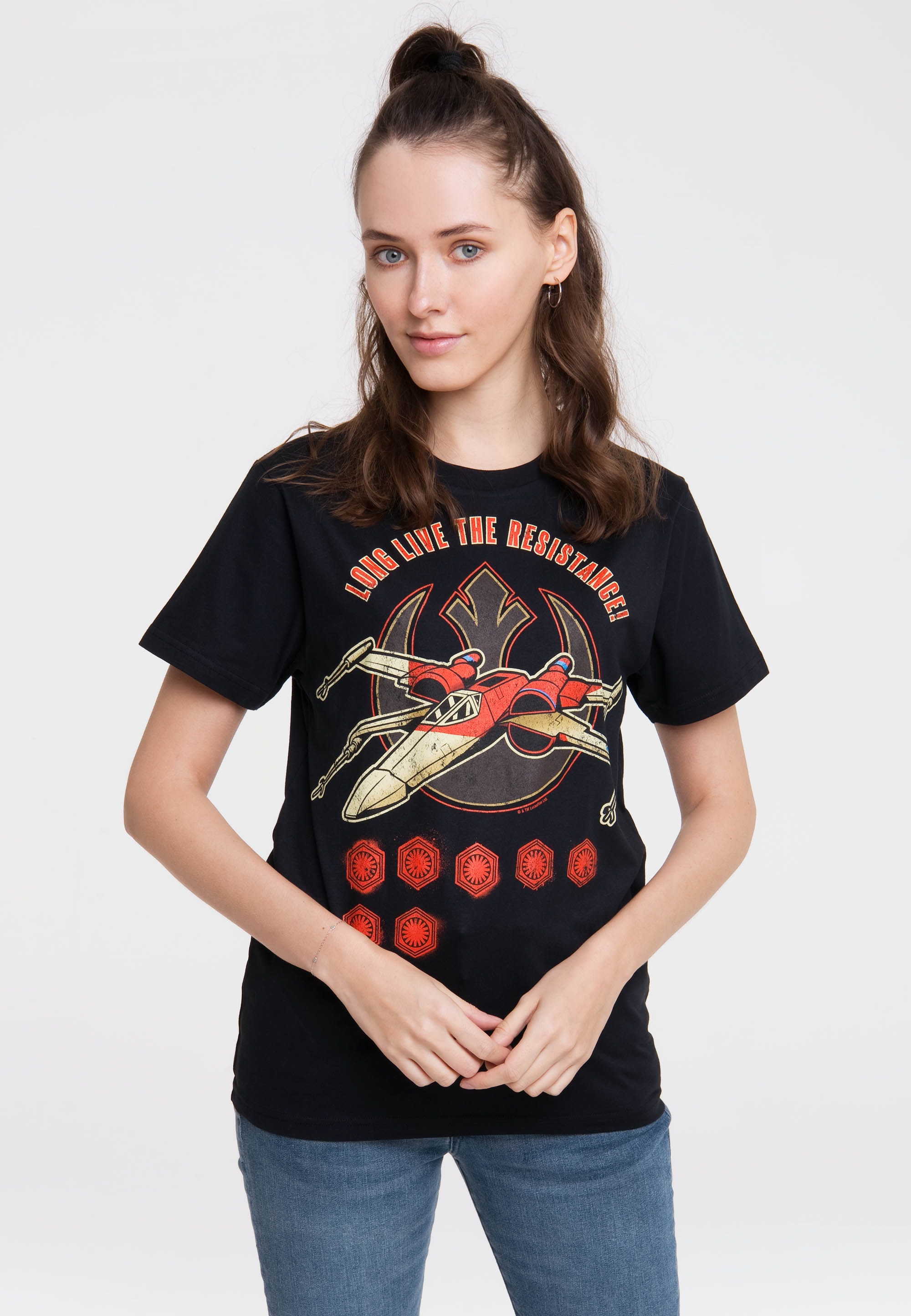 T-Shirt »Star Wars - Long Live The Resistance«, mit lizenziertem Originaldesign