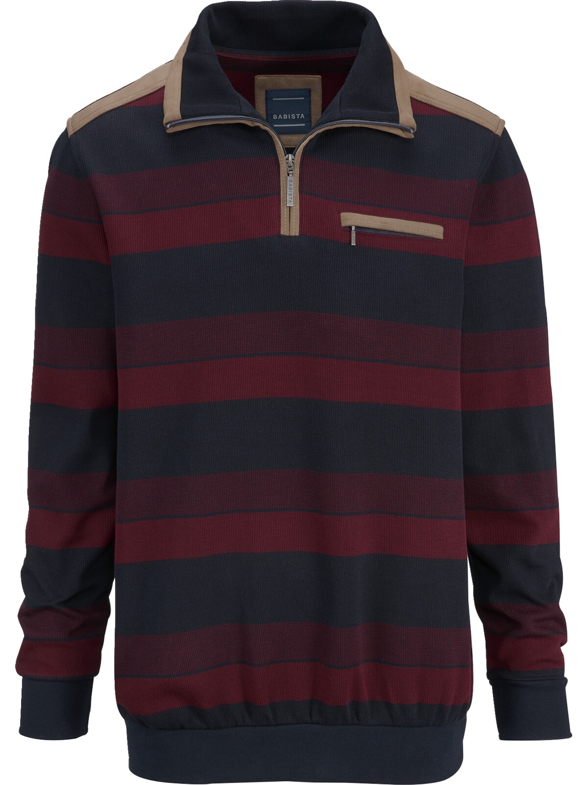 Babista Sweatshirt "Sweatshirt RAVINO", 1 Stk. mit trendigem Troyerkragen günstig online kaufen