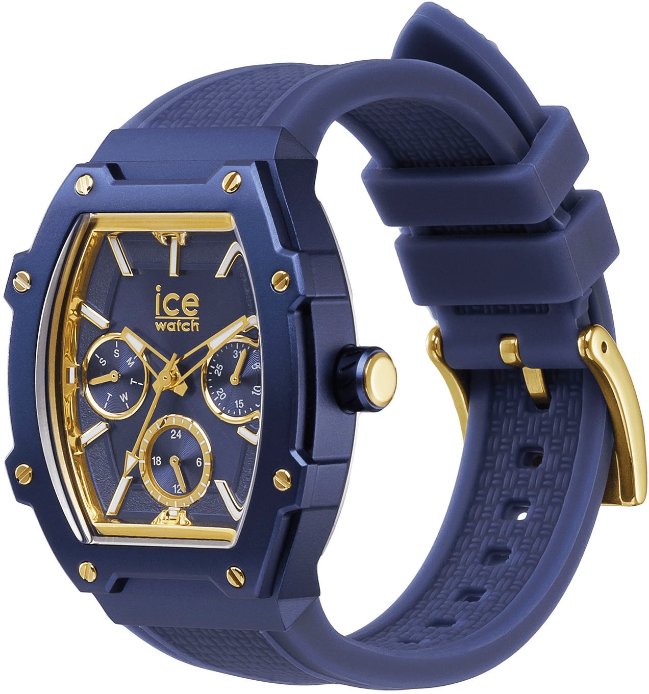 ice-watch Multifunktionsuhr »ICE boliday - Alu - Small - MT«, Quarzuhr, Armbanduhr, Damenuhr, analog, Datum, 12/24-Stunden-Anzeige