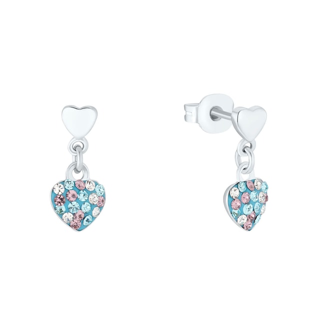 Prinzessin Lillifee Paar Ohrhänger »Herzen, 2036429«, mit Preciosa Crystal  online bestellen | BAUR