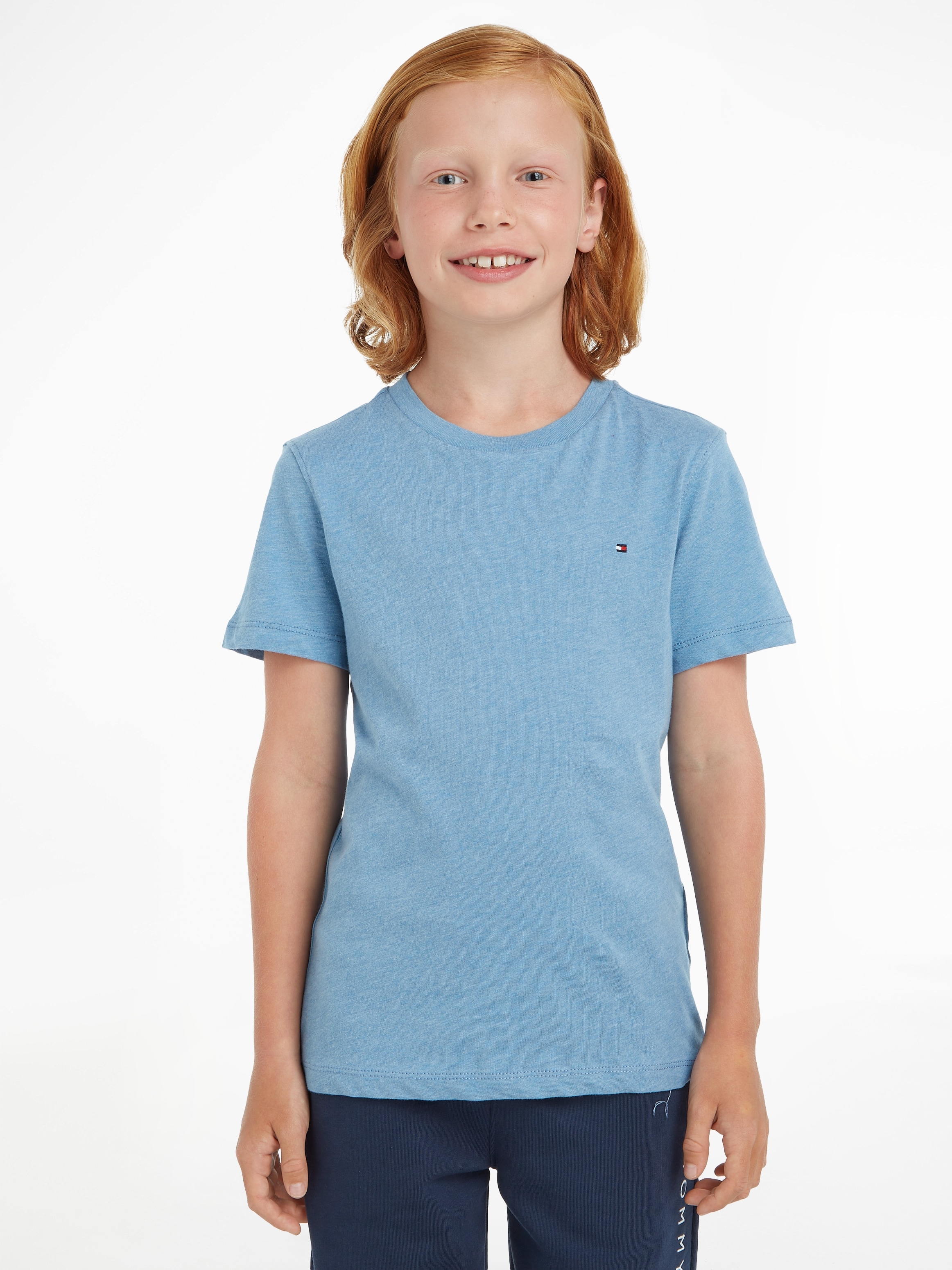 T-Shirt für BASIC Hilfiger ▷ »BOYS CN | Tommy BAUR KNIT«