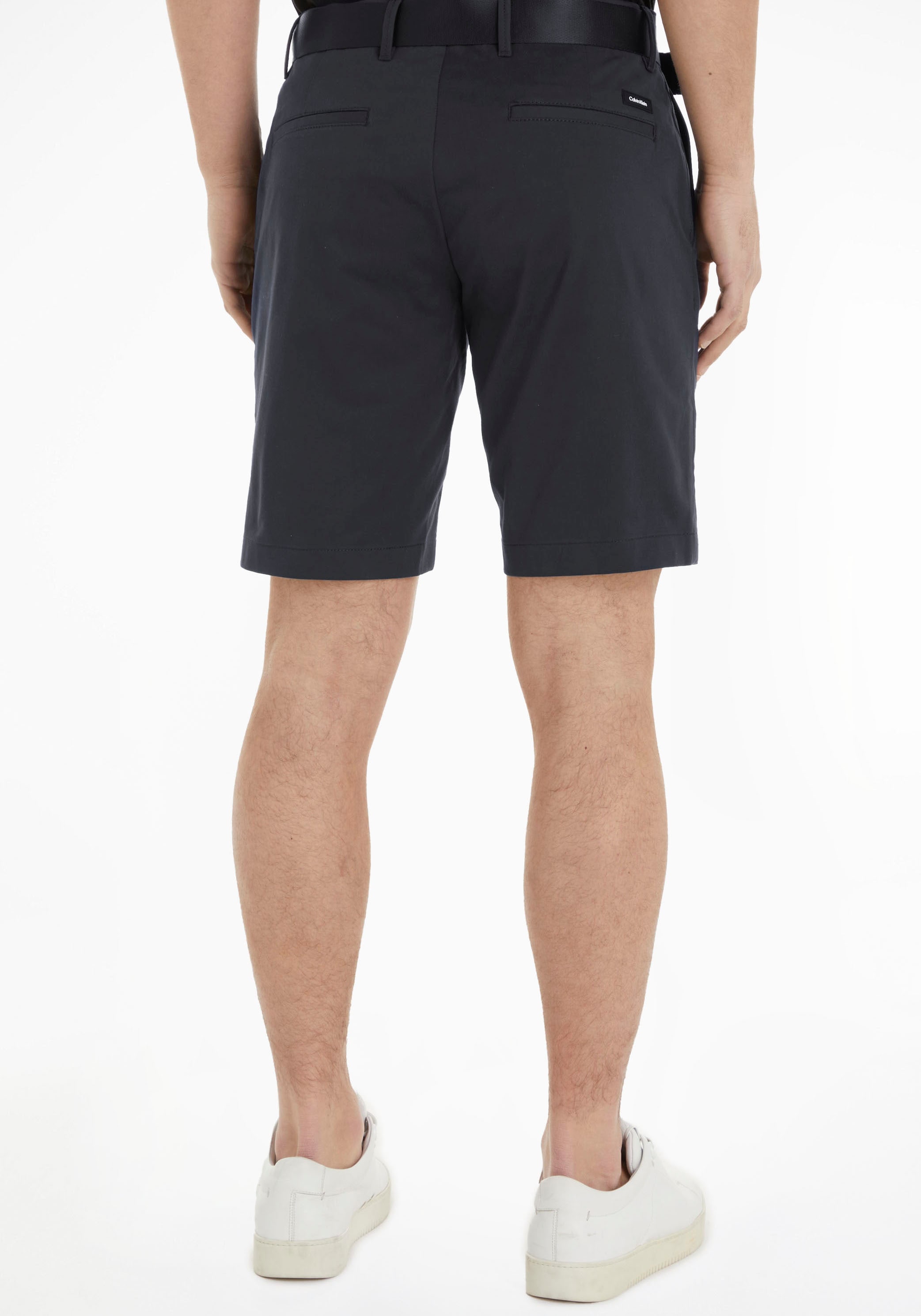 Calvin Klein Shorts "MODERN TWILL SLIM", mit Gürtel günstig online kaufen