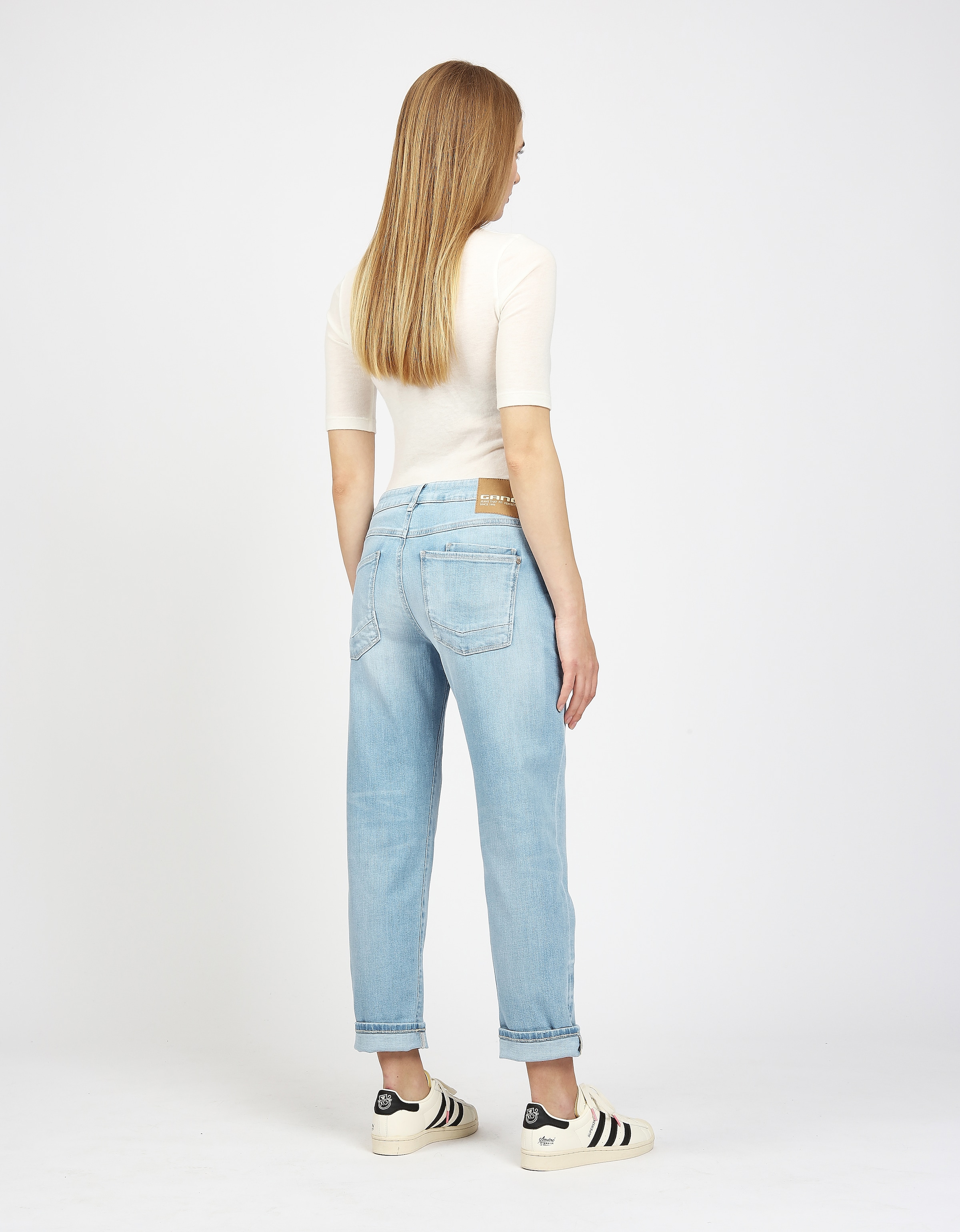 GANG Boyfriend-Jeans »94NADIA«, 5-Pocket Style mit Reißverschluss und Knopf