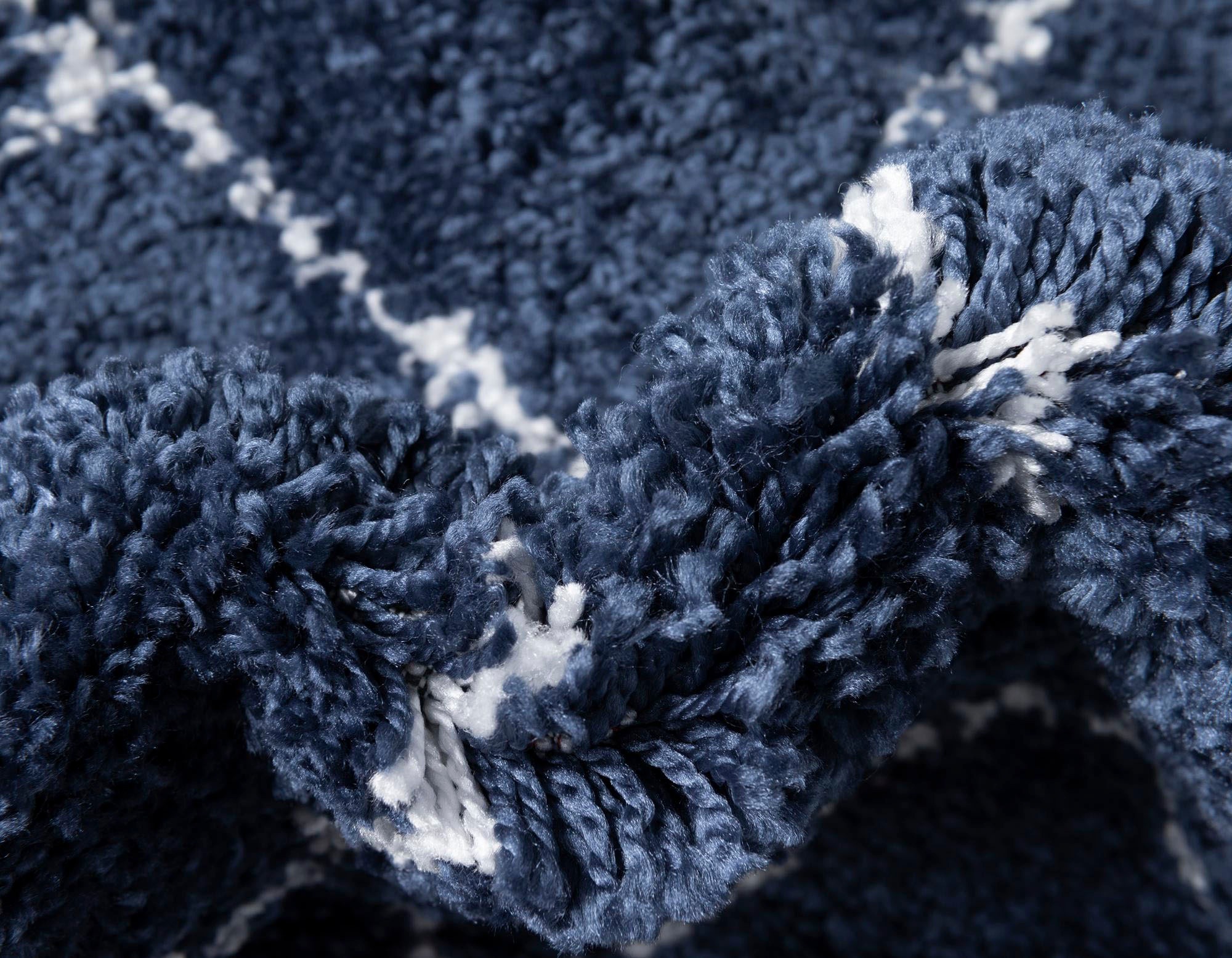 Myflair Möbel & Accessoires Hochflor-Läufer »Temara Shag Lagerräumung«, rechteckig, 51 mm Höhe, Teppich-Läufer, gewebt, Rauten Design, weich & kuschelig