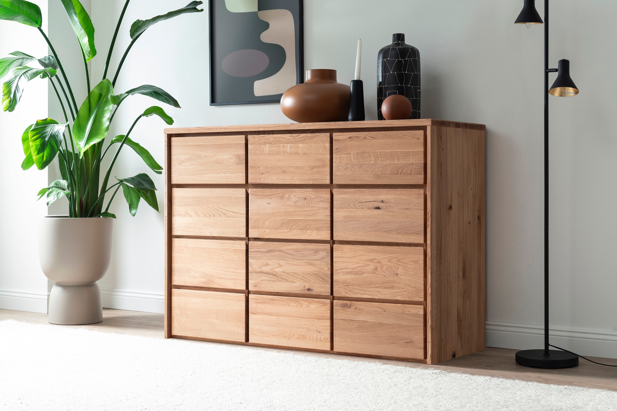 Home affaire Schubkastenkommode "Zetra Schubladenschrank, 3x Schublade/3x T günstig online kaufen