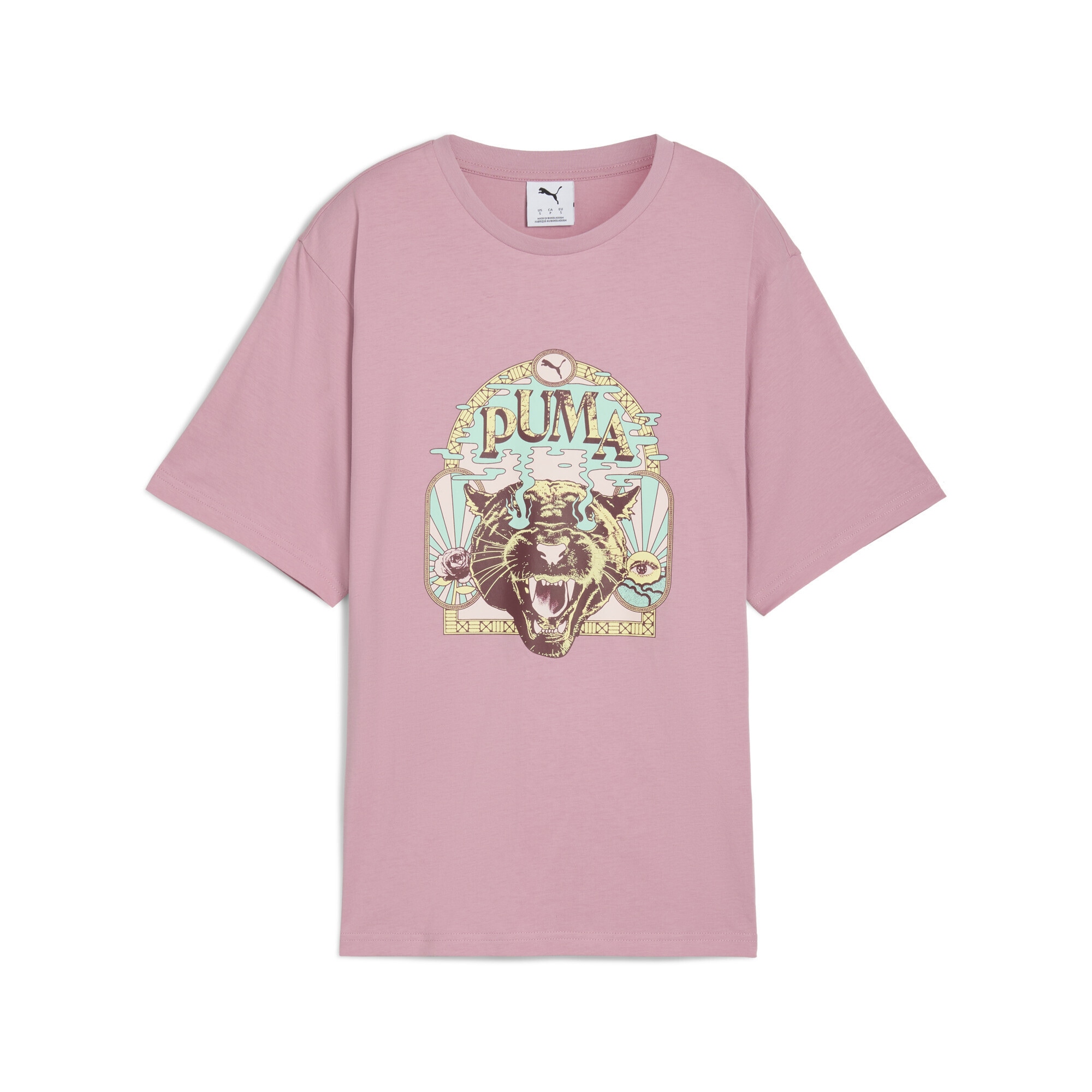 PUMA T-Shirt "Graphic PUMA Fest Relaxed T-Shirt Damen" günstig online kaufen