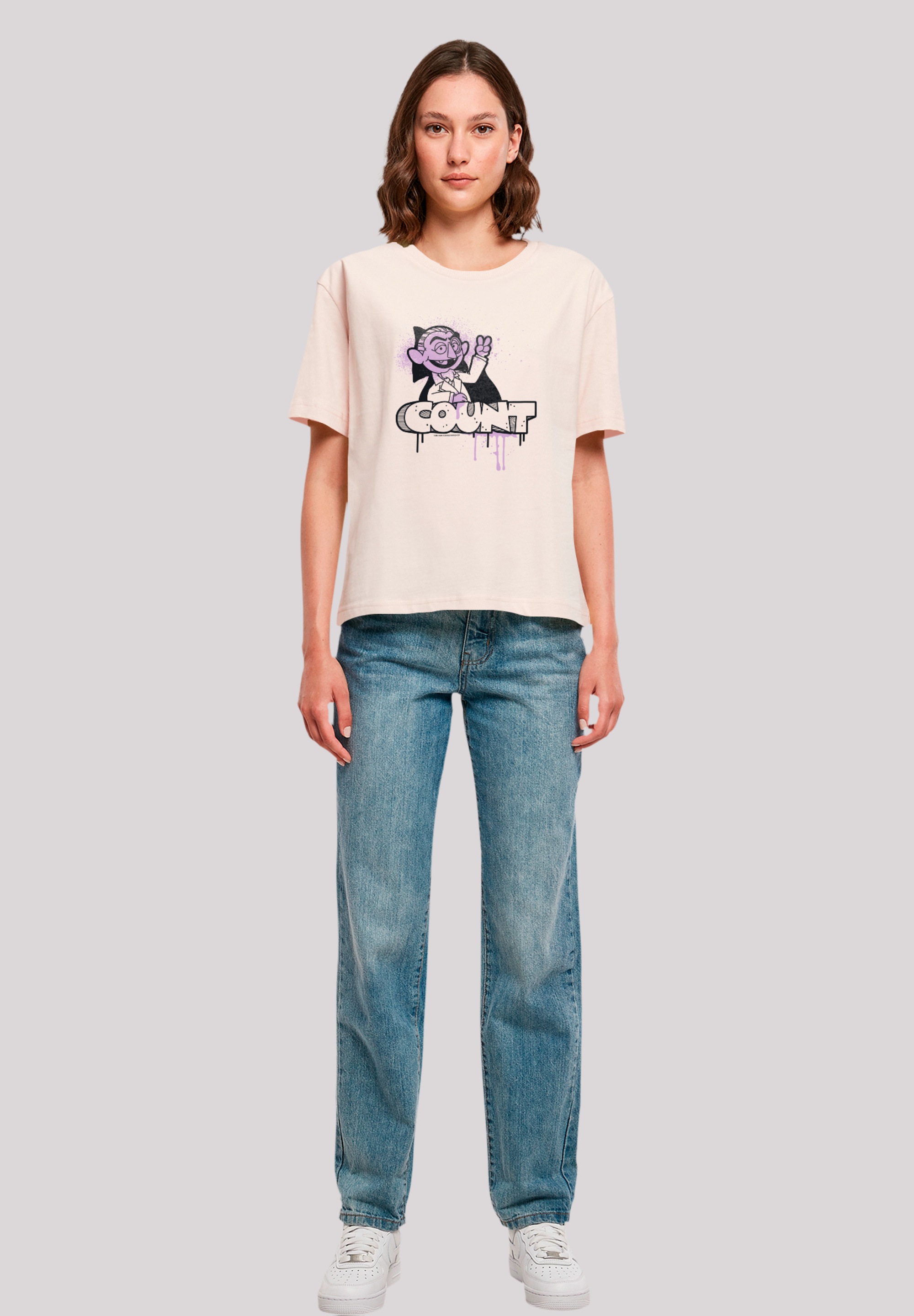 F4NT4STIC T-Shirt »Sesamstraße Count«, Premium Qualität