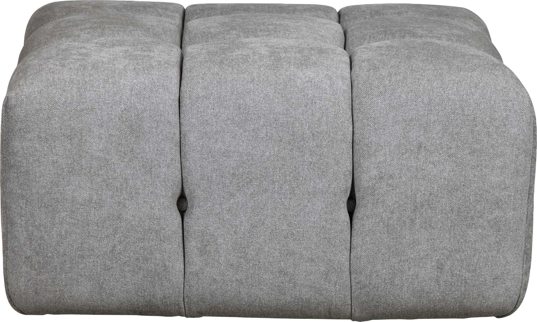 INOSIGN Polsterhocker »APERIRE B/T/H: 76/76/42 cm«, moderne aufwändige Steppung mit tiefem EInzug, passend zur Serie