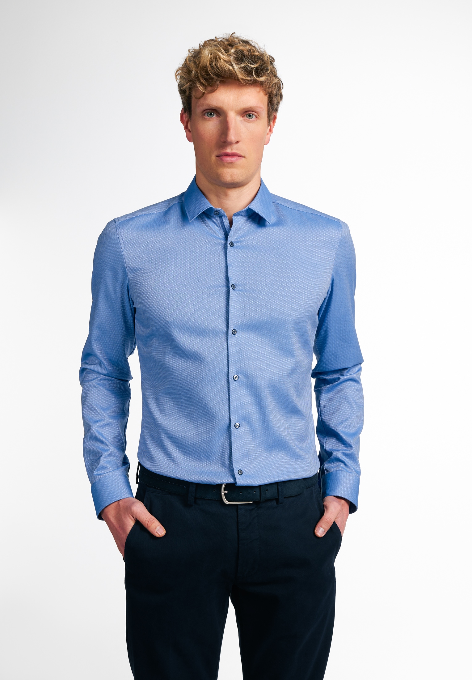 Eterna Langarmhemd "SUPER SLIM" EASY IRON (bügelleicht) günstig online kaufen