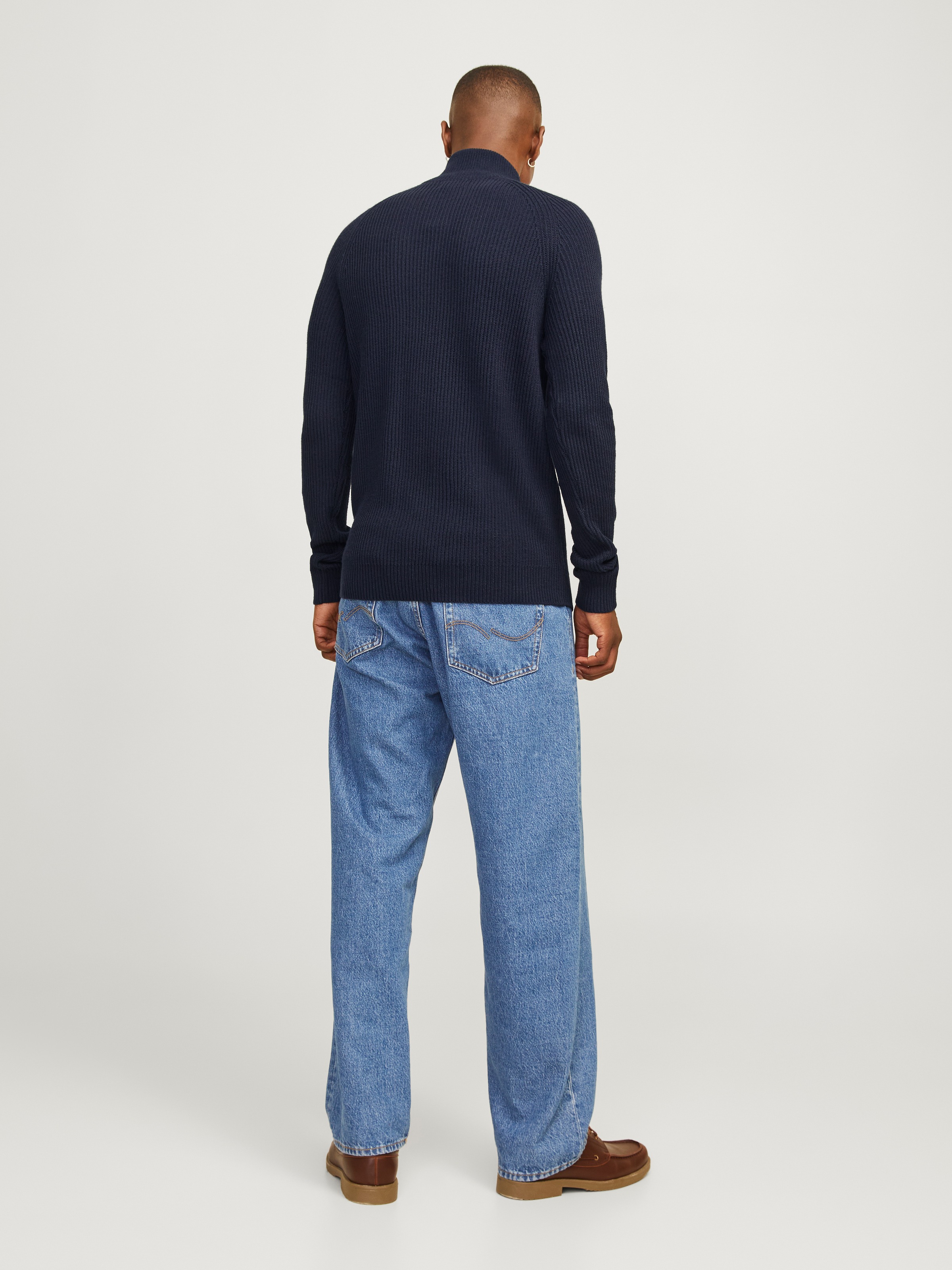 Jack & Jones Troyer »JJPANNEL KNIT HALF ZIP AW24«