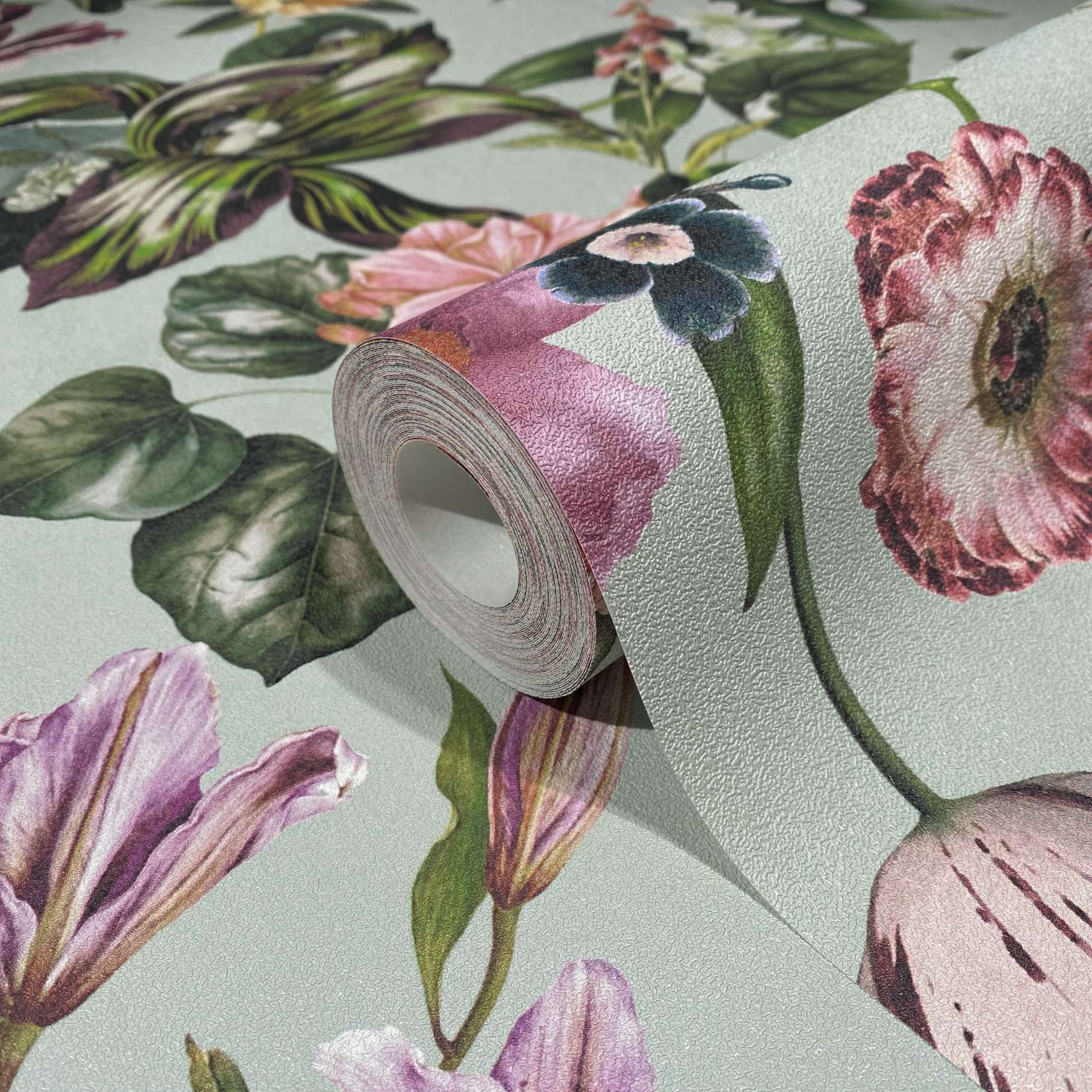Marburg Vliestapete »Tapete Floral Leaf«, floral, moderne Vliestapete für Wohnzimmer Schlafzimmer Küche