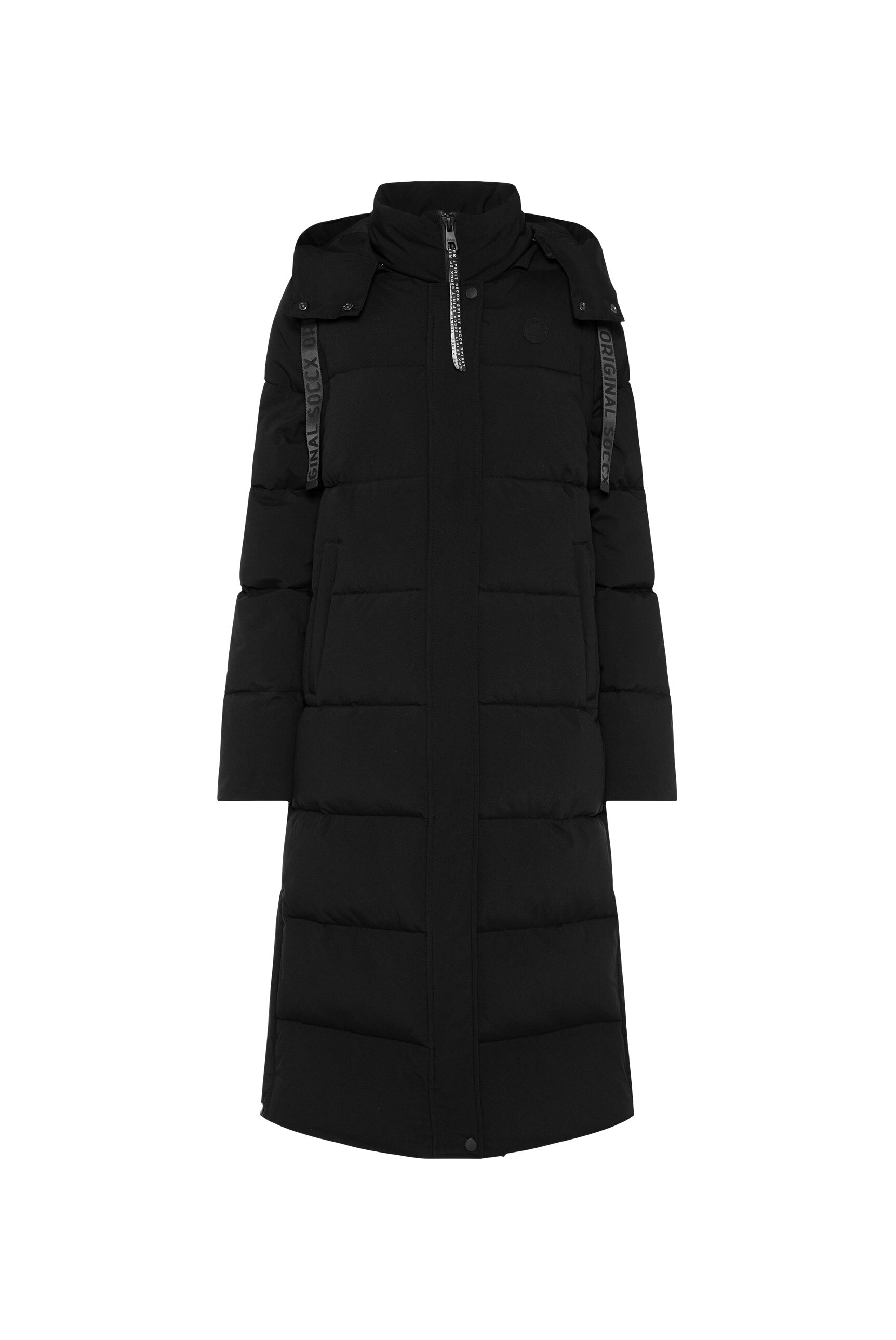 SOCCX Steppmantel mit Zwei-Wege-Reißverschluss