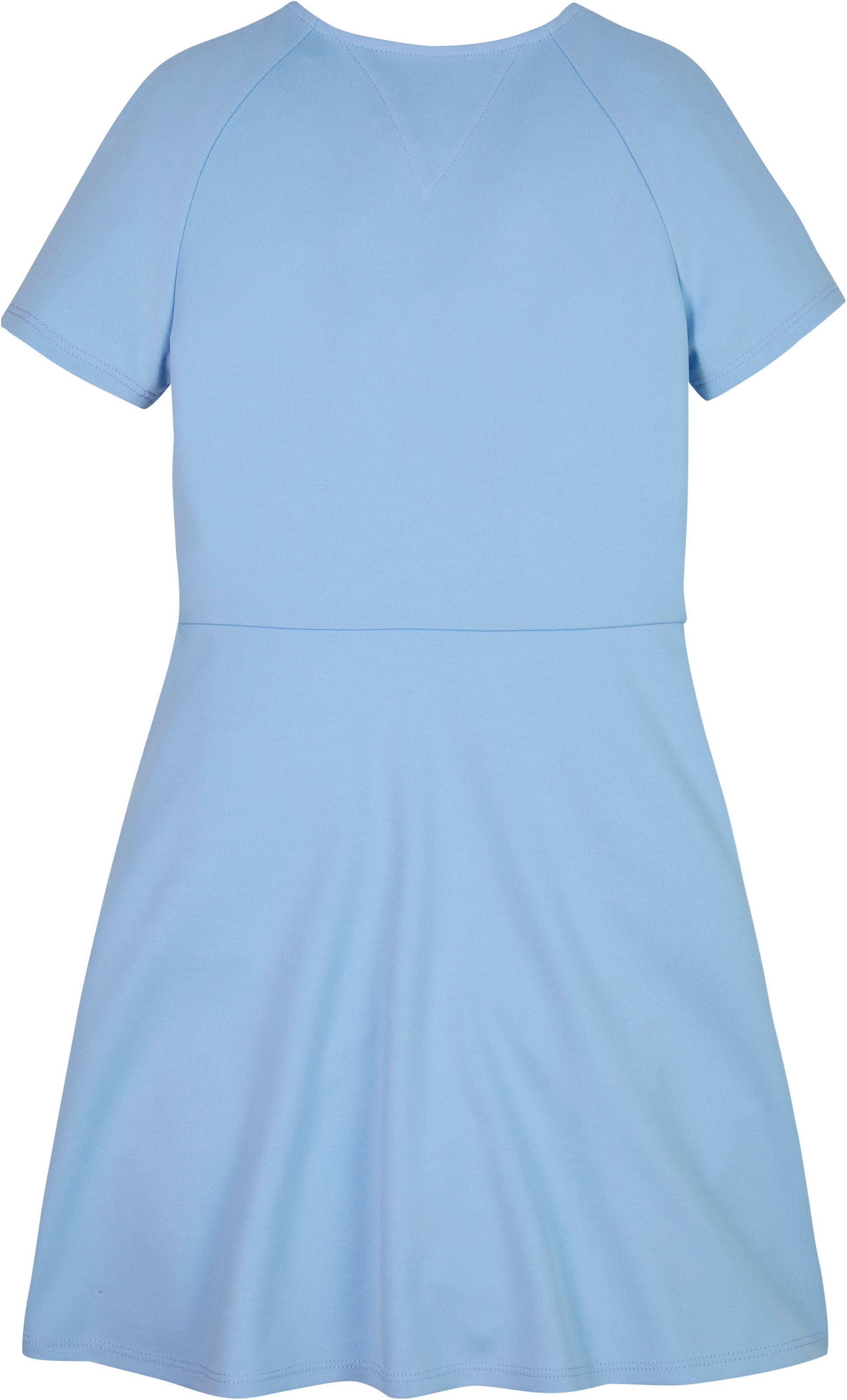 Tommy Hilfiger A-Linien-Kleid »PUNTO FIT & FLARE DRESS SS« Kinder bis 16 Jahre mit Logoschriftzug