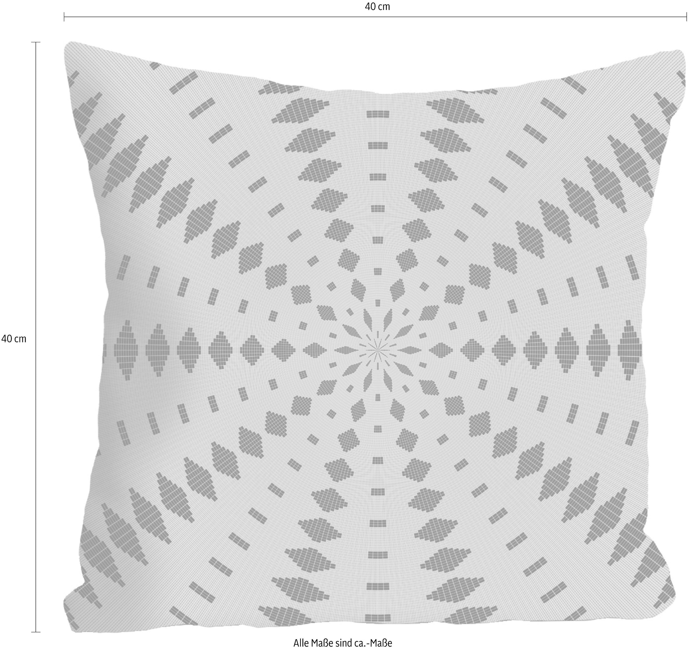 queence Dekokissen »»Geometric«« Kissenhülle ohne Füllung, 1 Stück