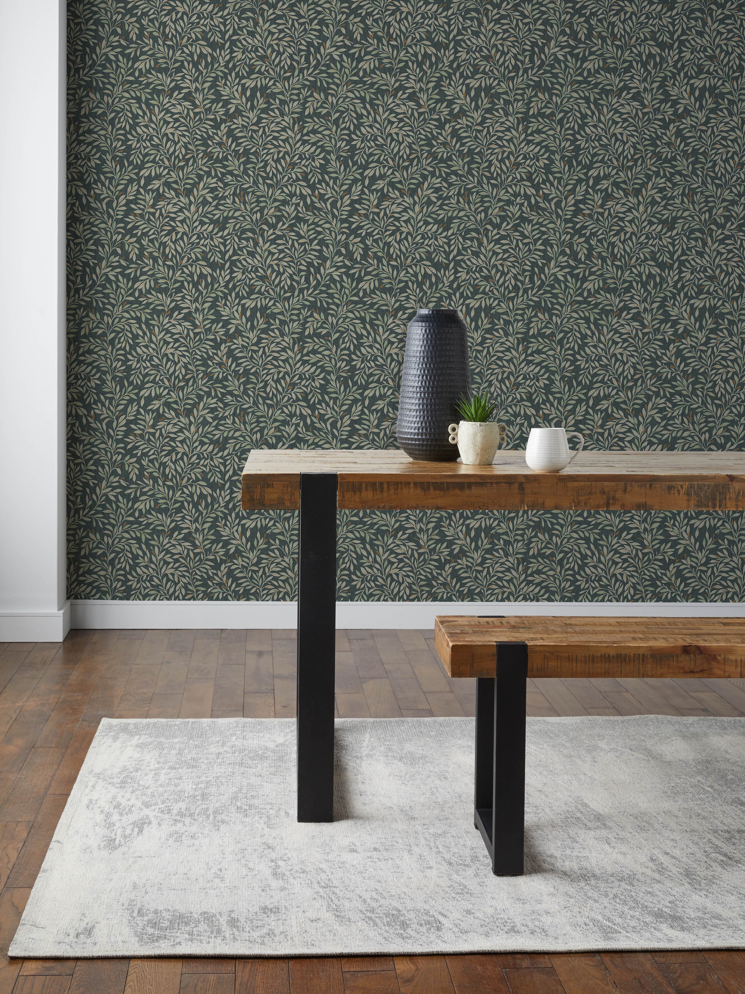 Next Vliestapete "Ditsy Leaf" Motiv Glatt Design Tapeten