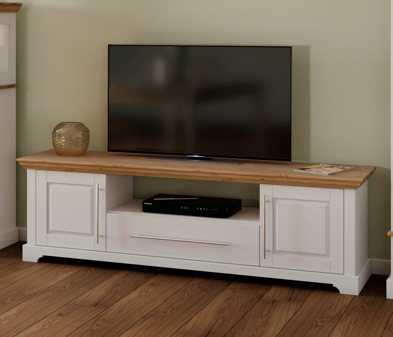 OTTO home TV-Board "Meliss" Lowboard, 2-türig, Breite 171 cm, Kiefer massiv günstig online kaufen