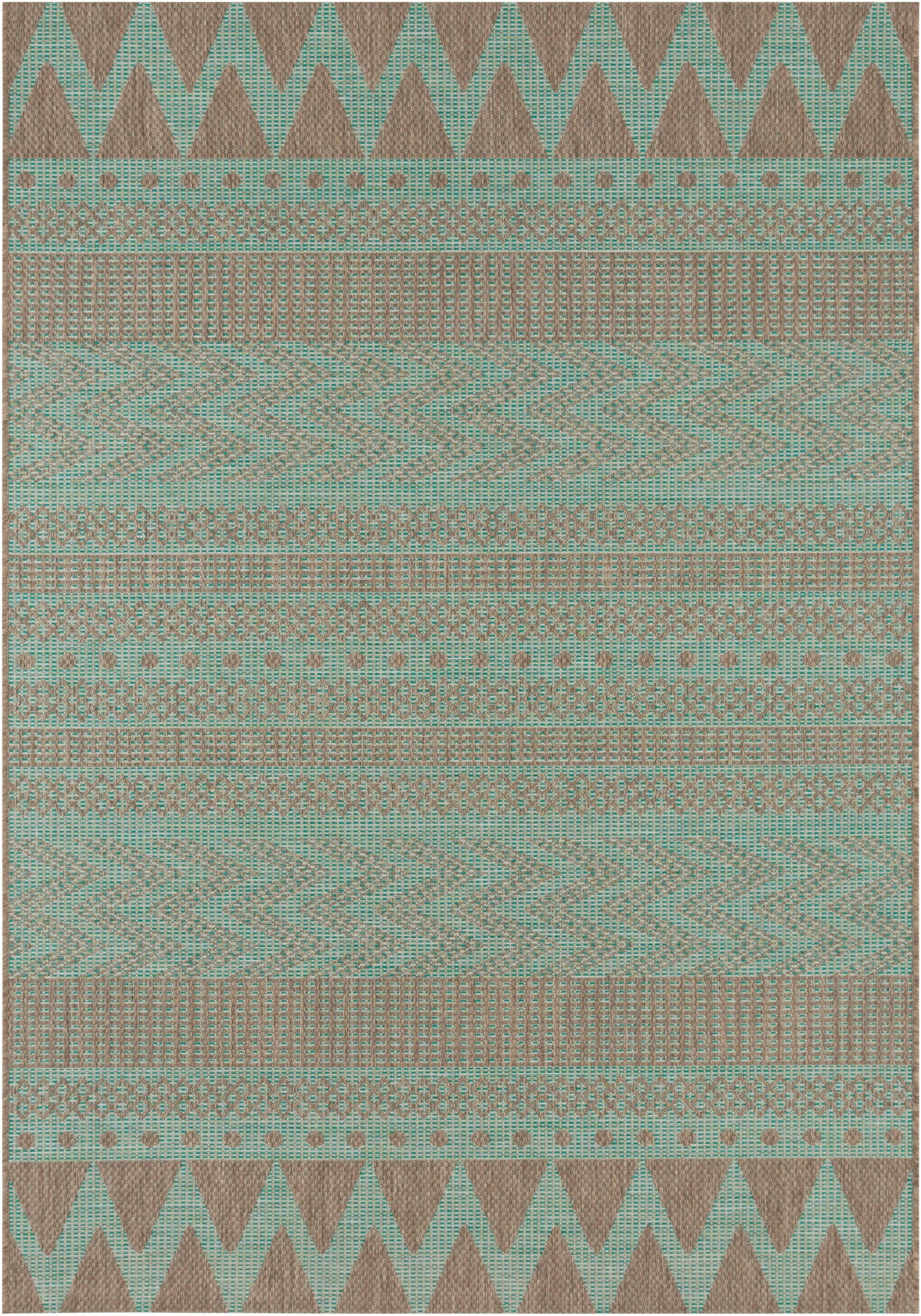 NORTHRUGS Teppich »Sidon«, rechteckig, 4 mm Höhe, In-und Outdoor geeignet, Strapazierfähig und pflegeleicht, Flachgewebe