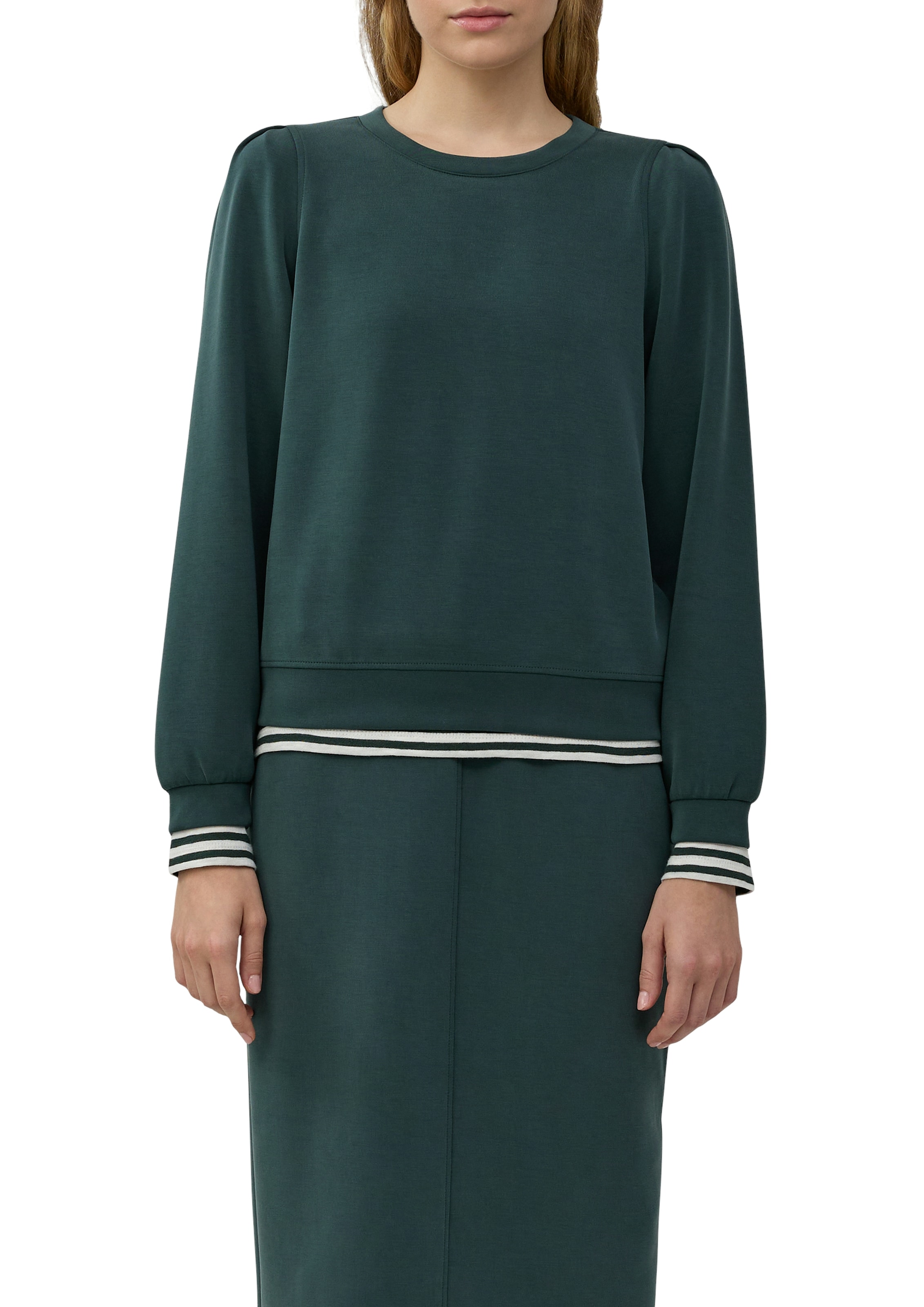 s.Oliver Sweatshirt, mit Bündchen günstig online kaufen
