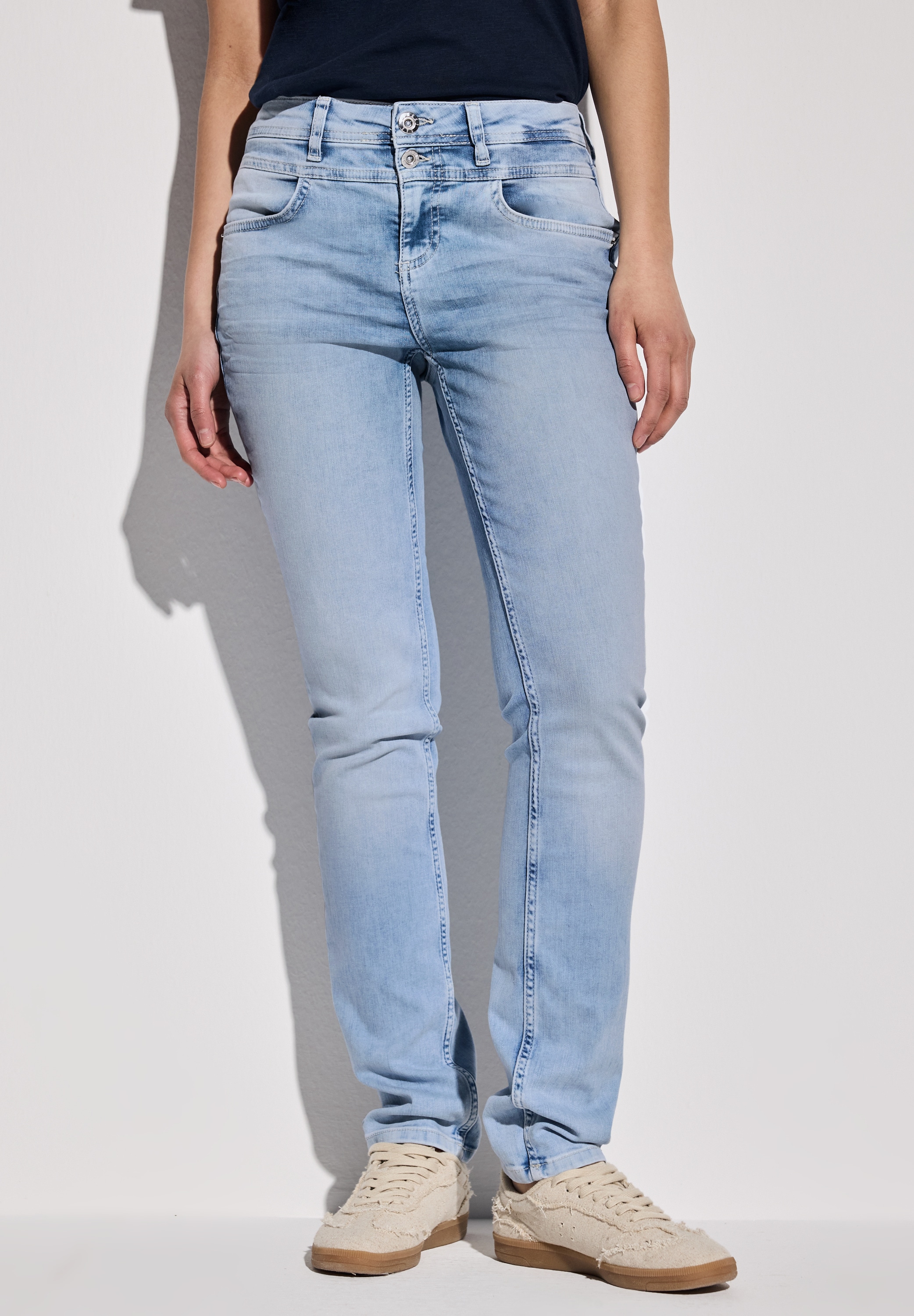 STREET ONE Comfort-fit-Jeans, High Waist
