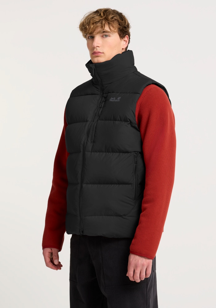 Jack Wolfskin Daunenweste "COLONIUS VEST M RDS" Daunenweste, winddicht, wasserabweisend