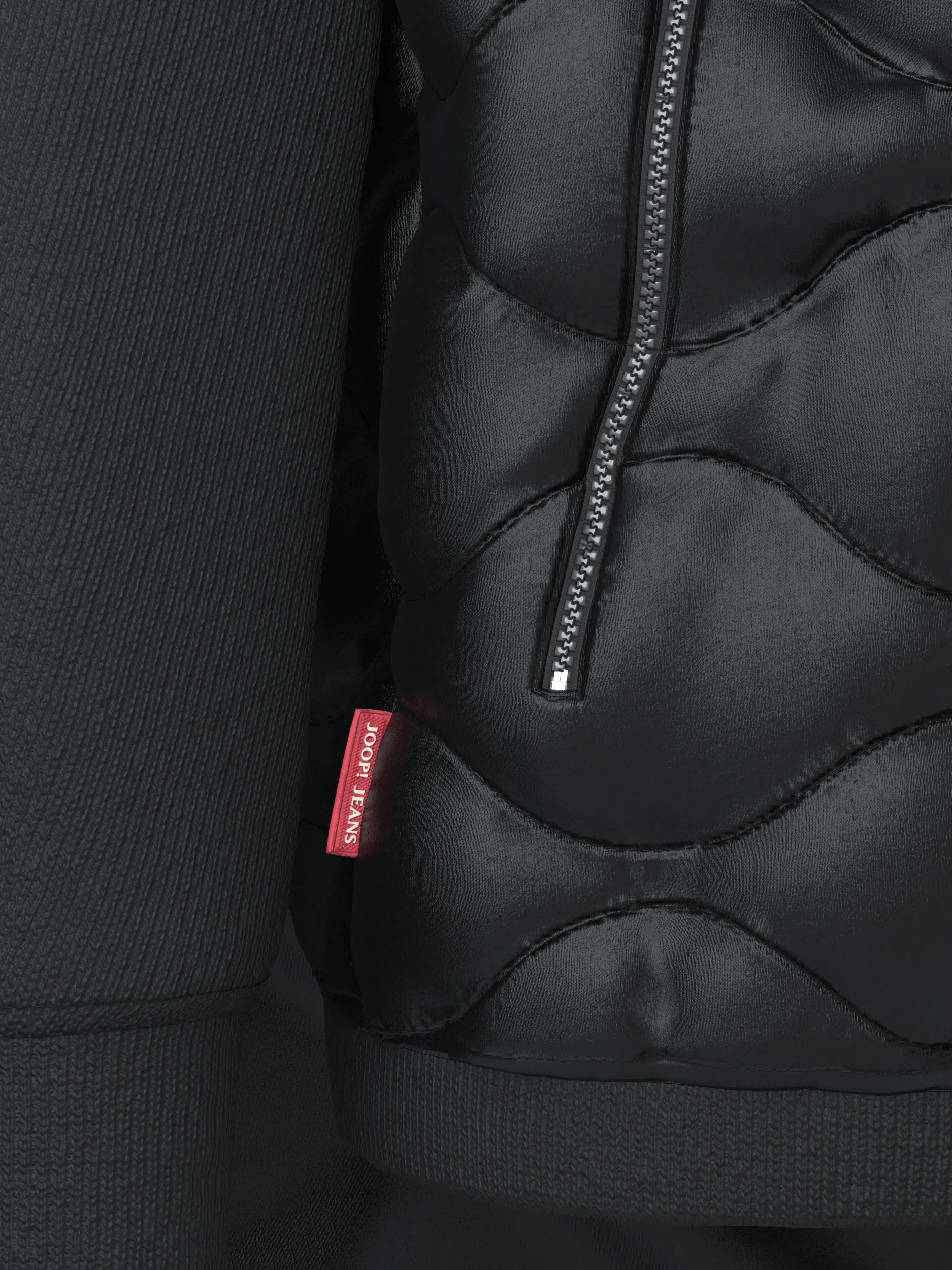 Joop Jeans Steppjacke »Tobie« mit Kapuze mit Wellensteppung