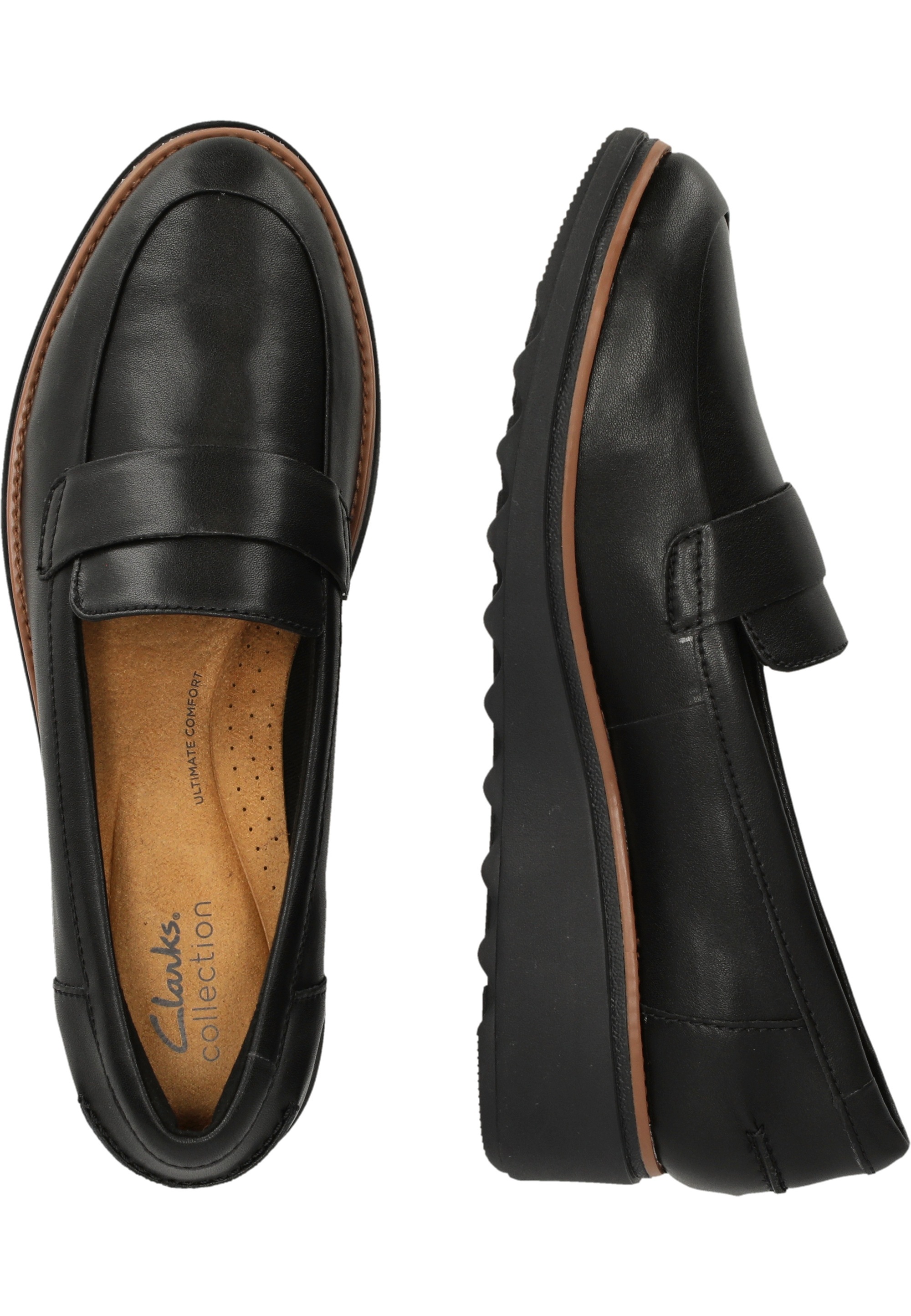 Clarks Slipper »Sharon Gracie«, mit extra Stoßdämpfung für ultimativen Komfort