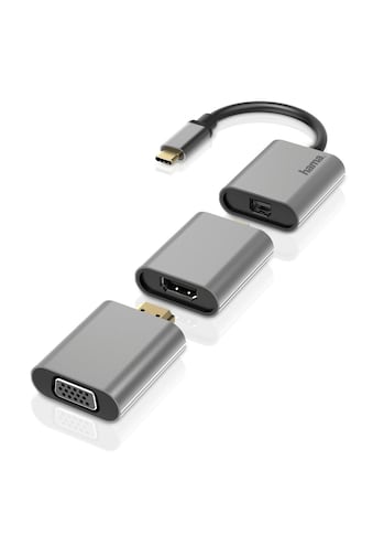 Computer-Adapter »USB-C Multiport Adapter Set 6 in1, USB-C, Mini DisplayPort, HDMI,...