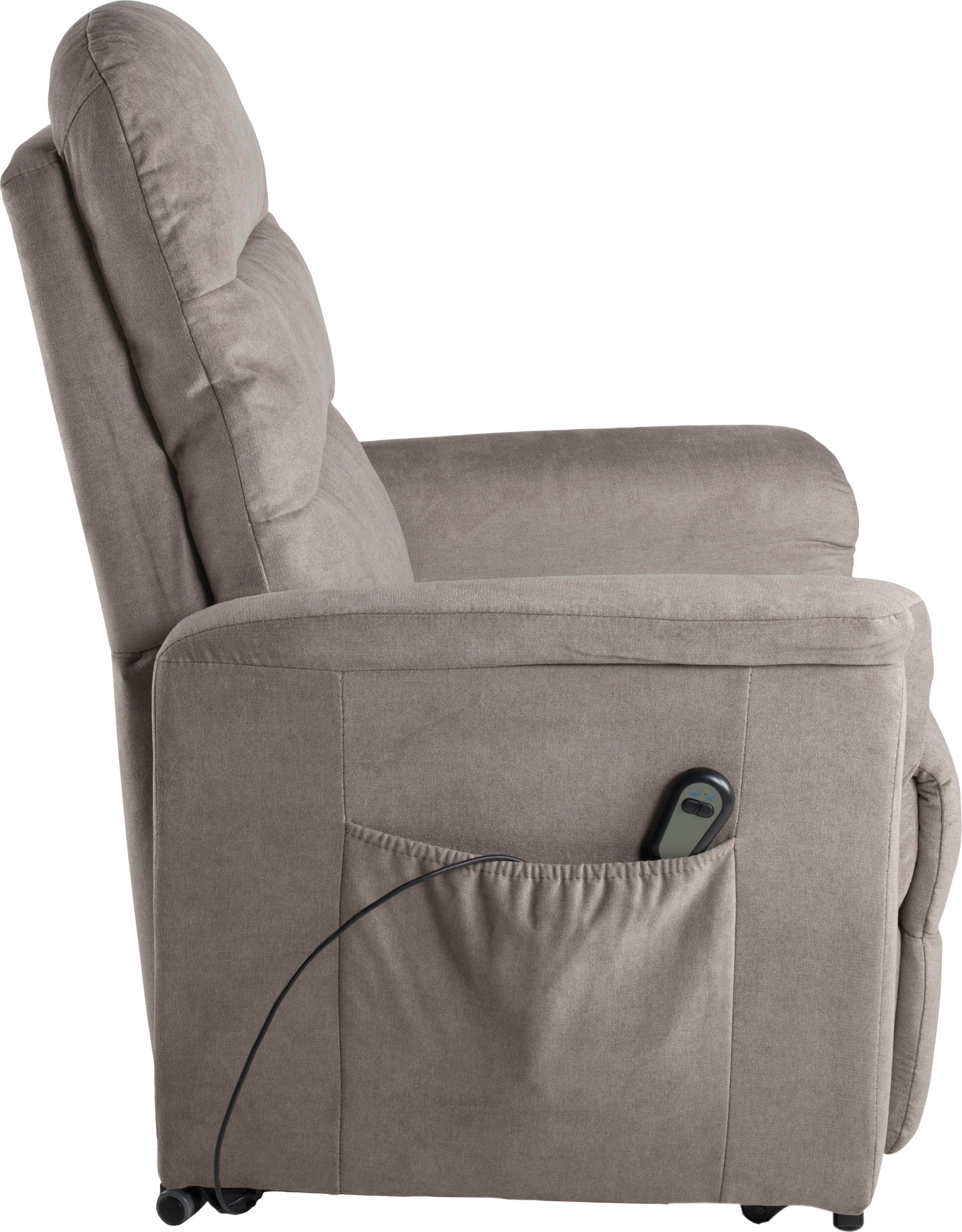 Duo Collection TV-Sessel 150 kg und Stahlwellenunterfederung | Aufstehhilfe«, belastbar, bis Taschenfederkern mit Relaxfunktion »Whitehorse elektrischer mit BAUR XXL