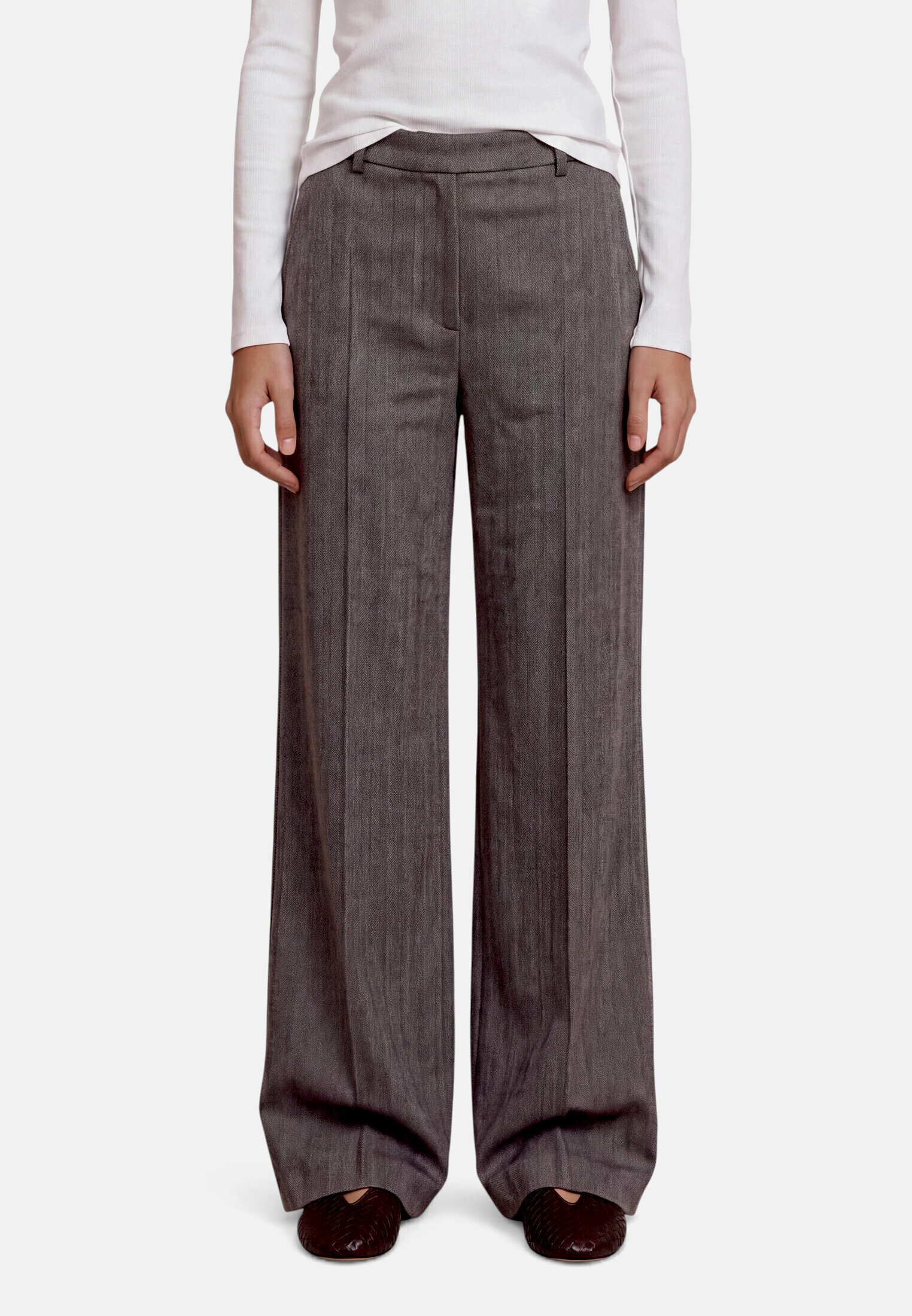 Zero Stoffhose »Damen mit Biesen«  Material