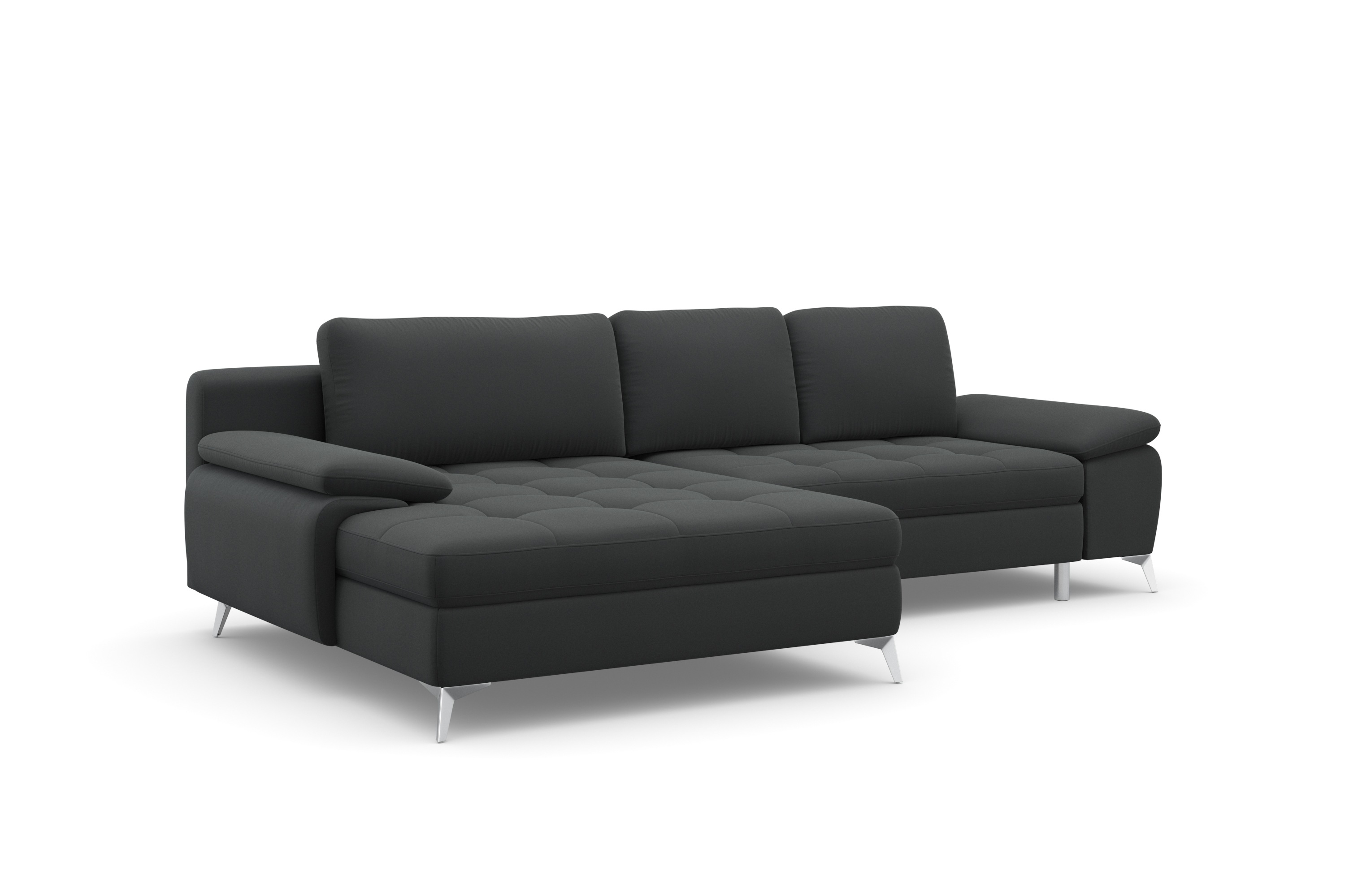 Thumbnail - sit&more Ecksofa "Latigo L-Form" mit Mega-Recamiere, wahlweise mit Bettfunktion und Bettkasten