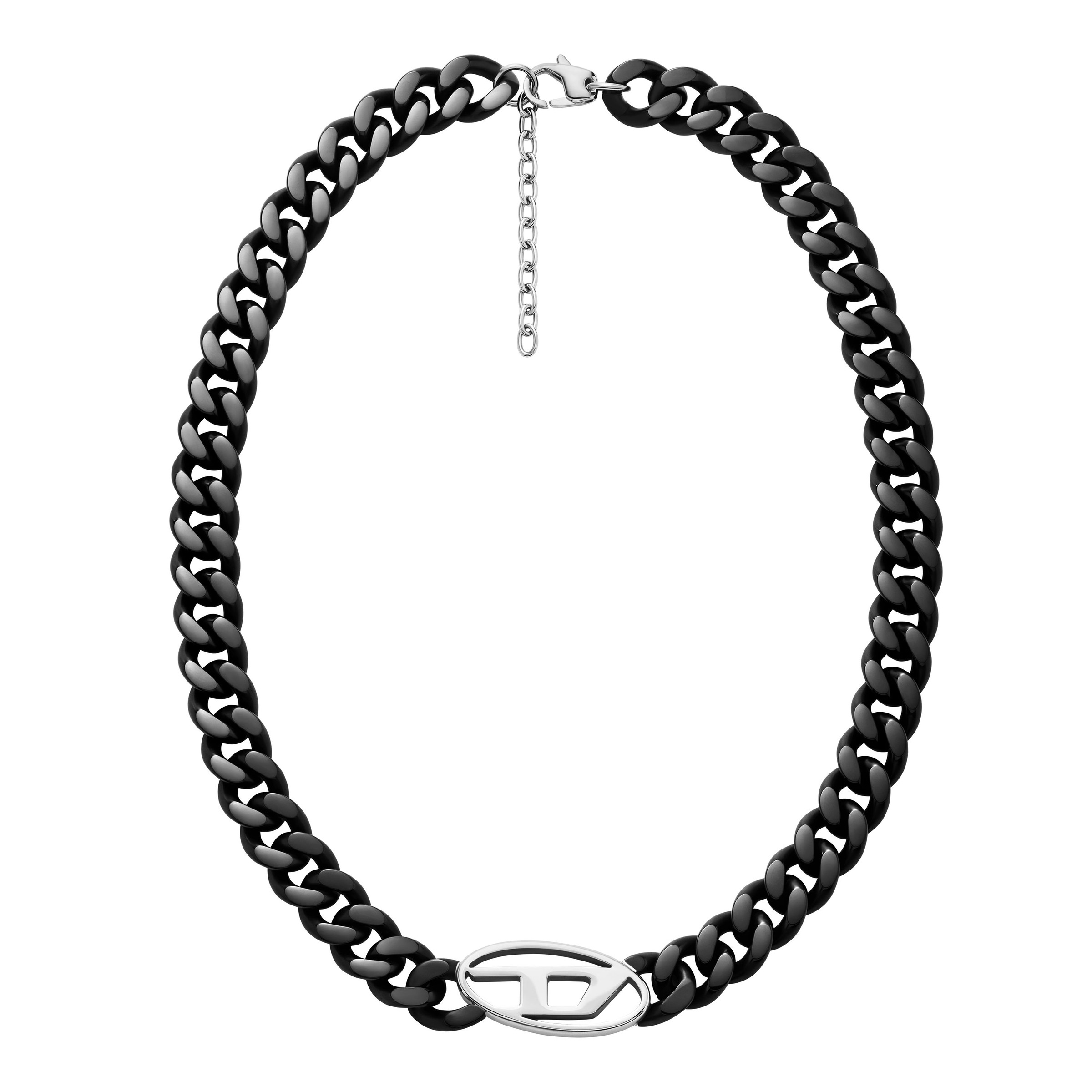 Diesel Kette mit Anhänger »Schmuck Geschenk Edelstahl OVAL D LOGO, DX1610931«