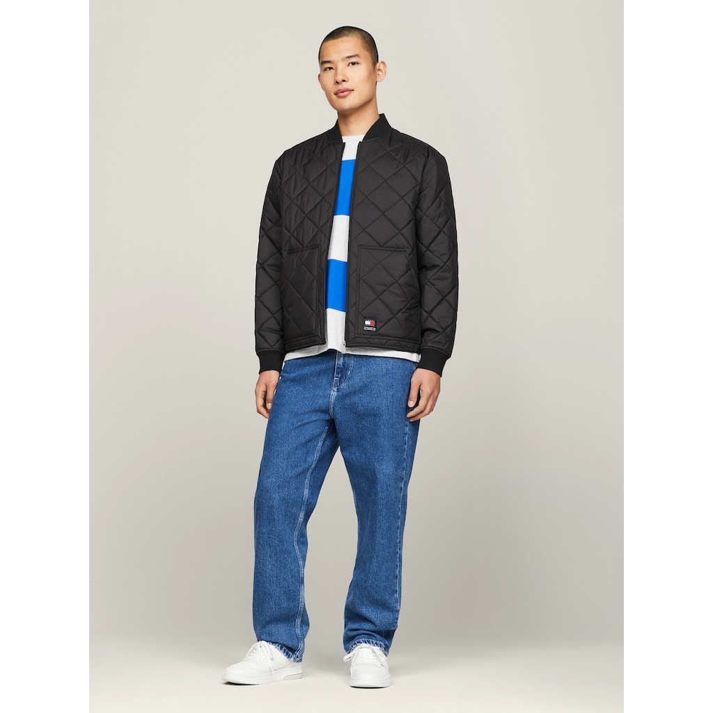 Tommy Jeans Bomberjacke »TJM REG ENTRY BOMBER«, mit Rautenmuster