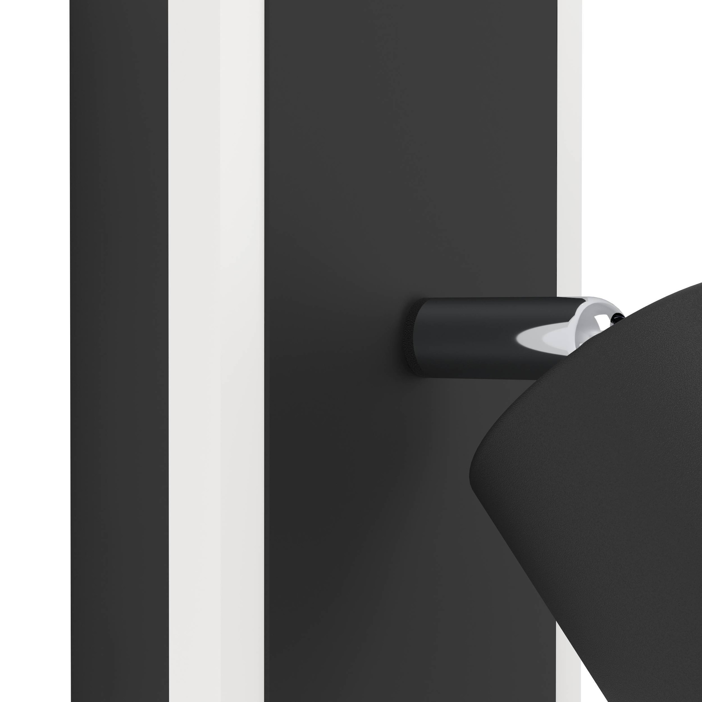 EGLO Deckenleuchte »Rimbocchi 1 Deckenlampe, Metall und Kunststoff, Spotbalken schwenkbar« LED-Modul 1 Stk. Warmweiß Spot - L18 x B10 x H14 cm - schwarz - 7W inkl.