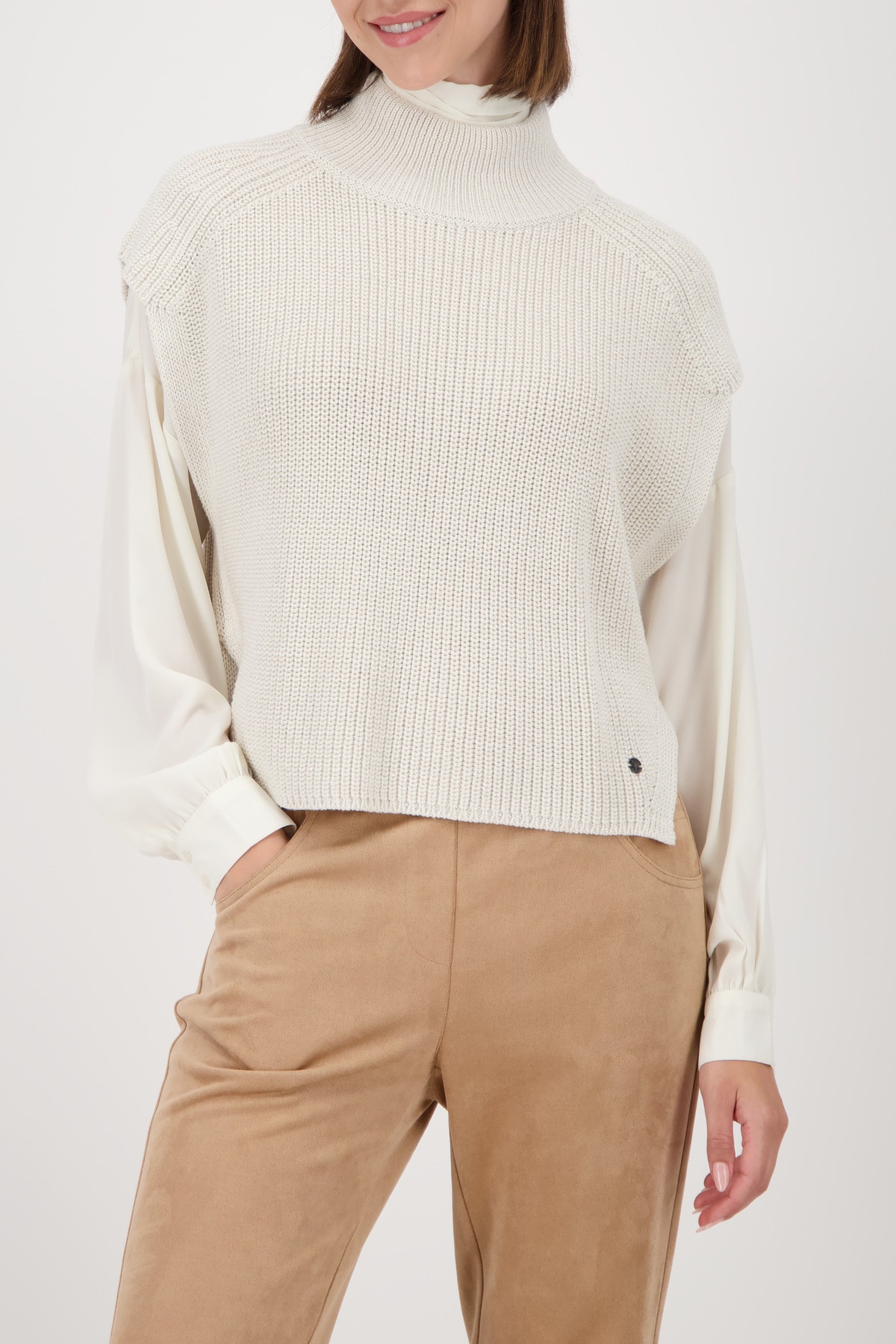 Monari Pullunder Regular fit mit Stehkragen günstig online kaufen