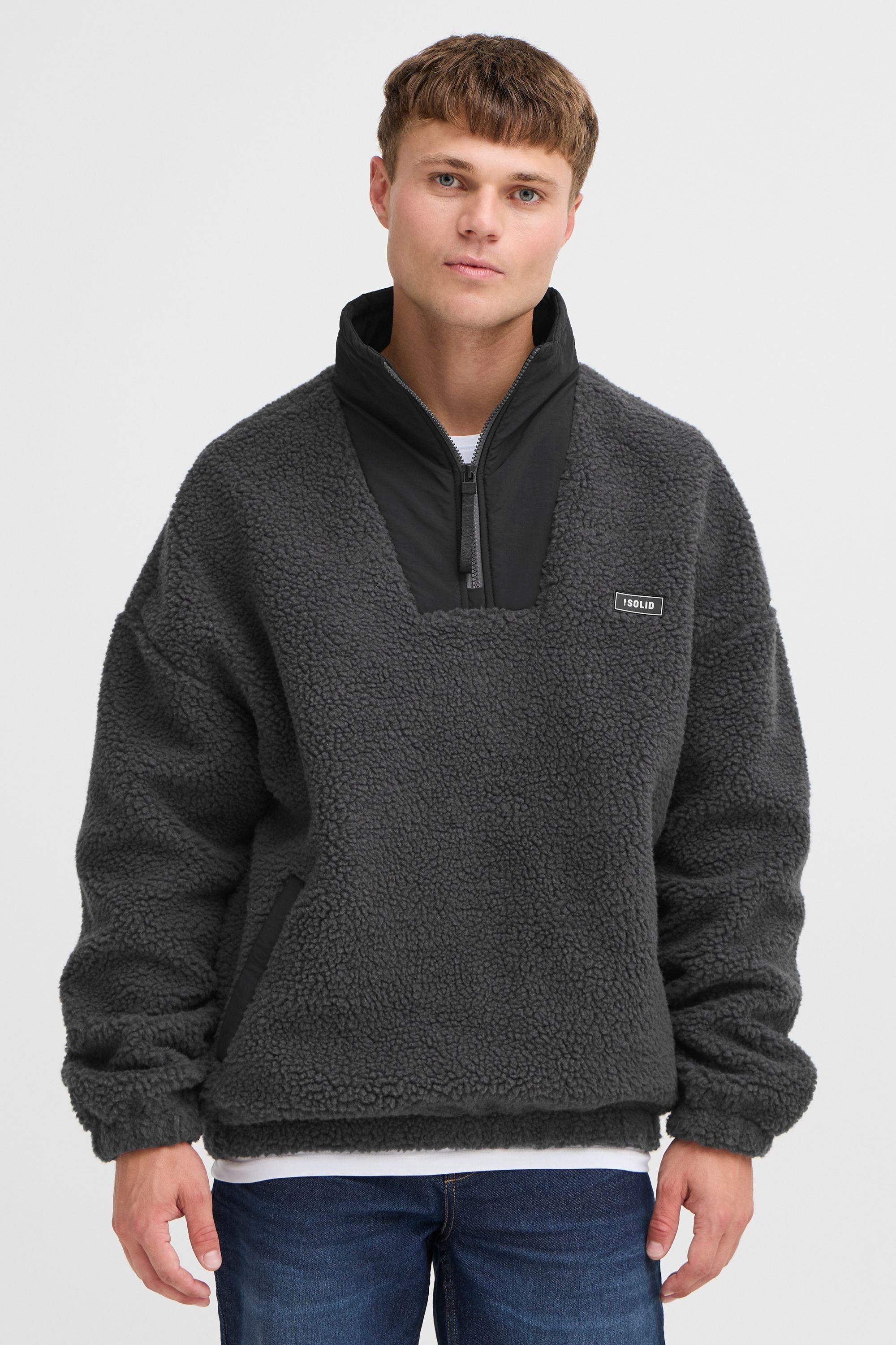 !Solid Fellimitatjacke »Fellimitatjacke SDMARKMANN«