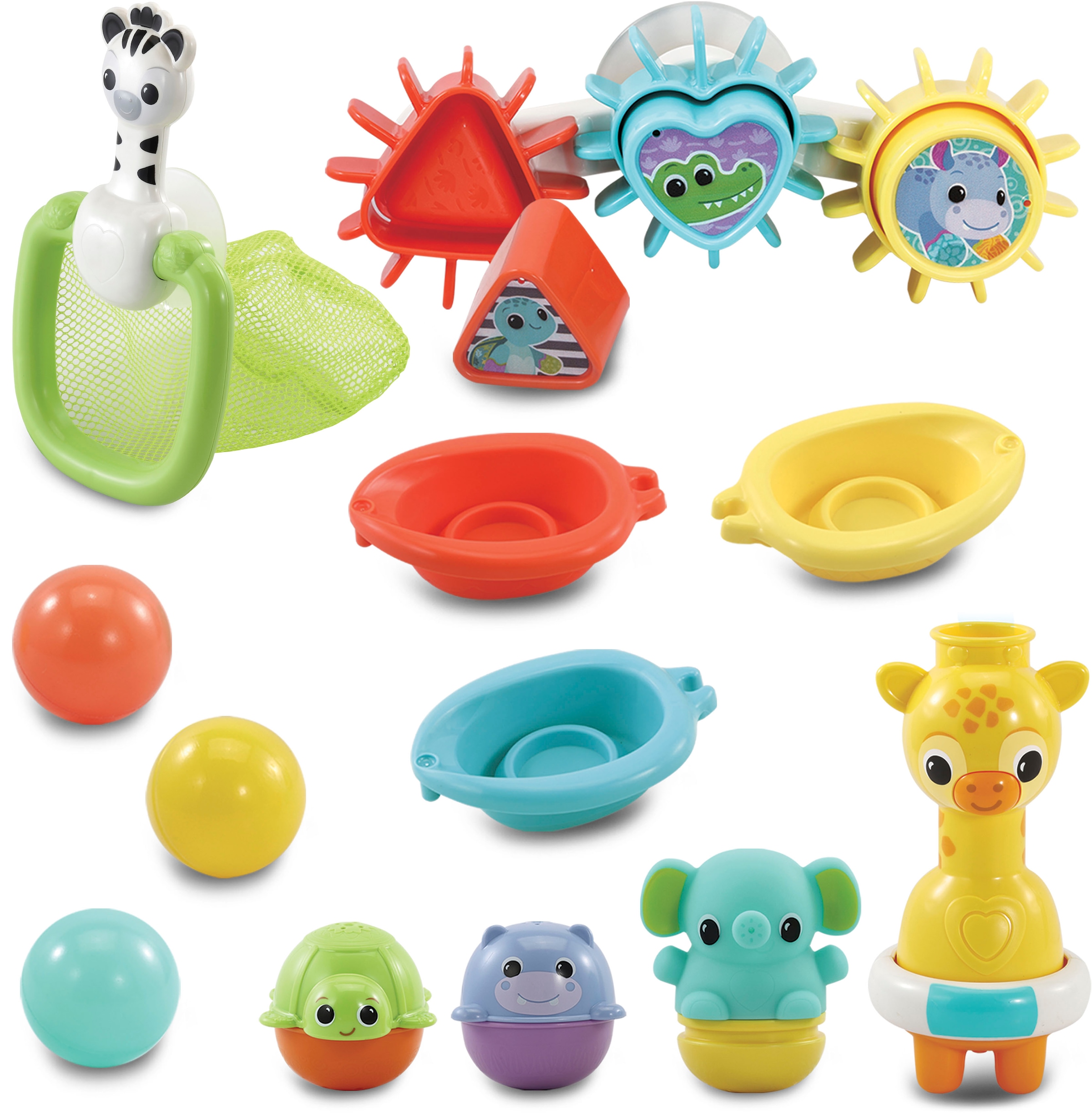 Vtech® Badespielzeug »Vtech Baby, Babys Badeset«, inklusive Netz