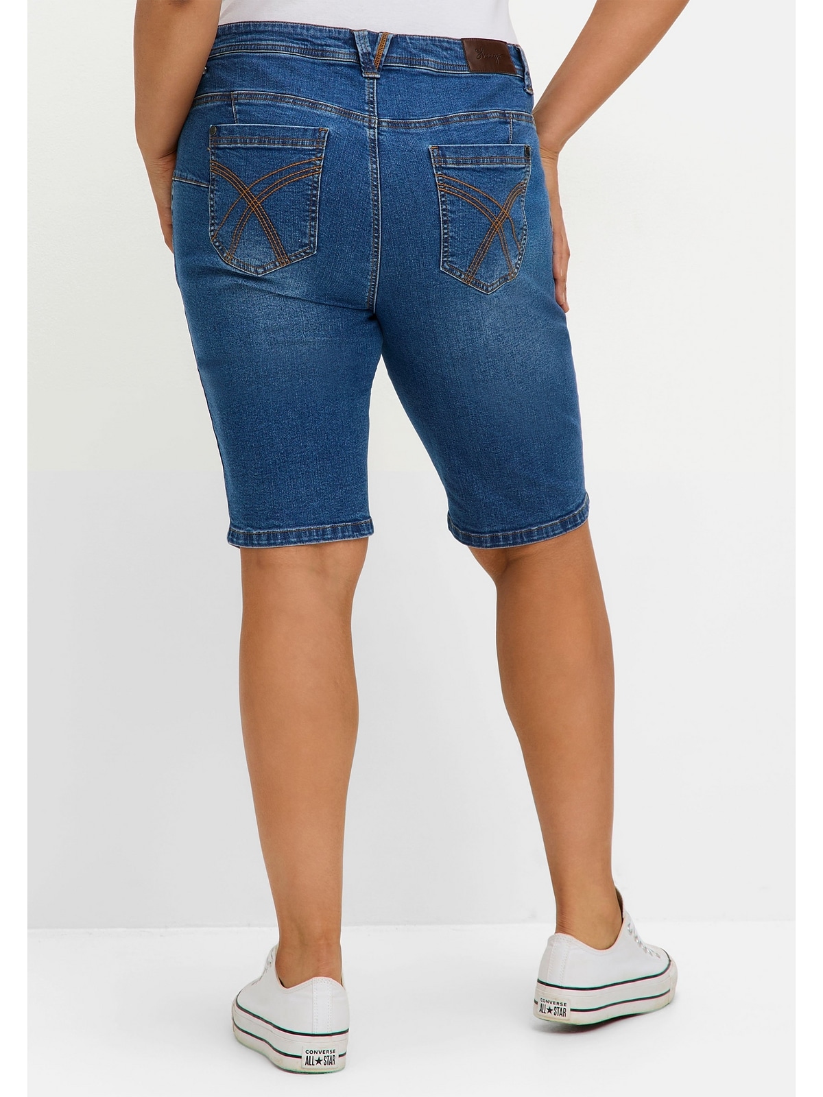 Sheego Jeansbermudas »Große Größen«, im Curvy-Schnitt SUSANNE