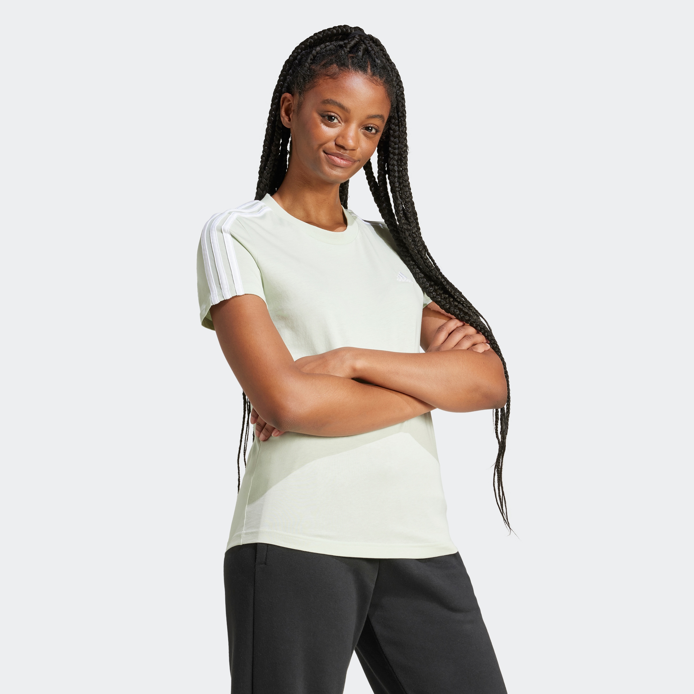 T-Shirt »LOUNGEWEAR ESSENTIALS SLIM 3-STREIFEN«