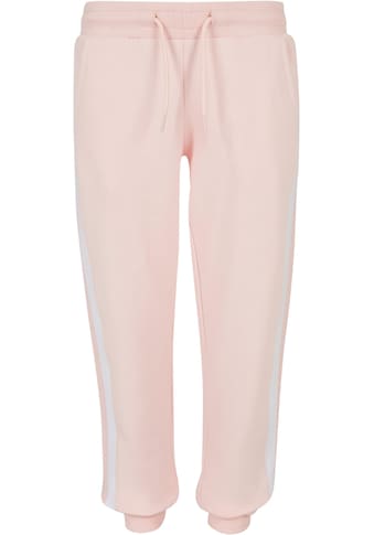 Stoffhose »Urban Classics Damen Girls College Contrast Sweatpants«, (1 tlg.)