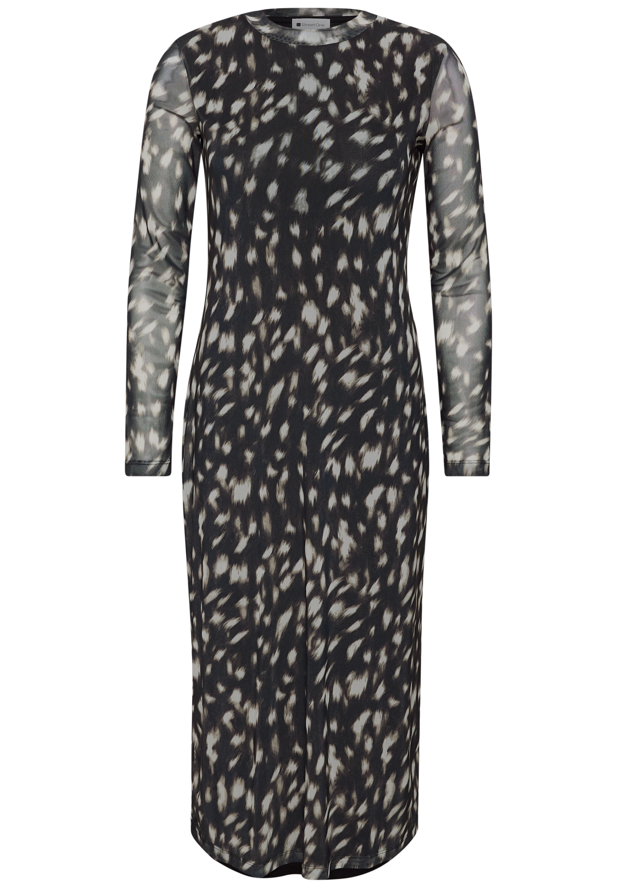 STREET ONE Midikleid Ohne Taschen mit allover Print