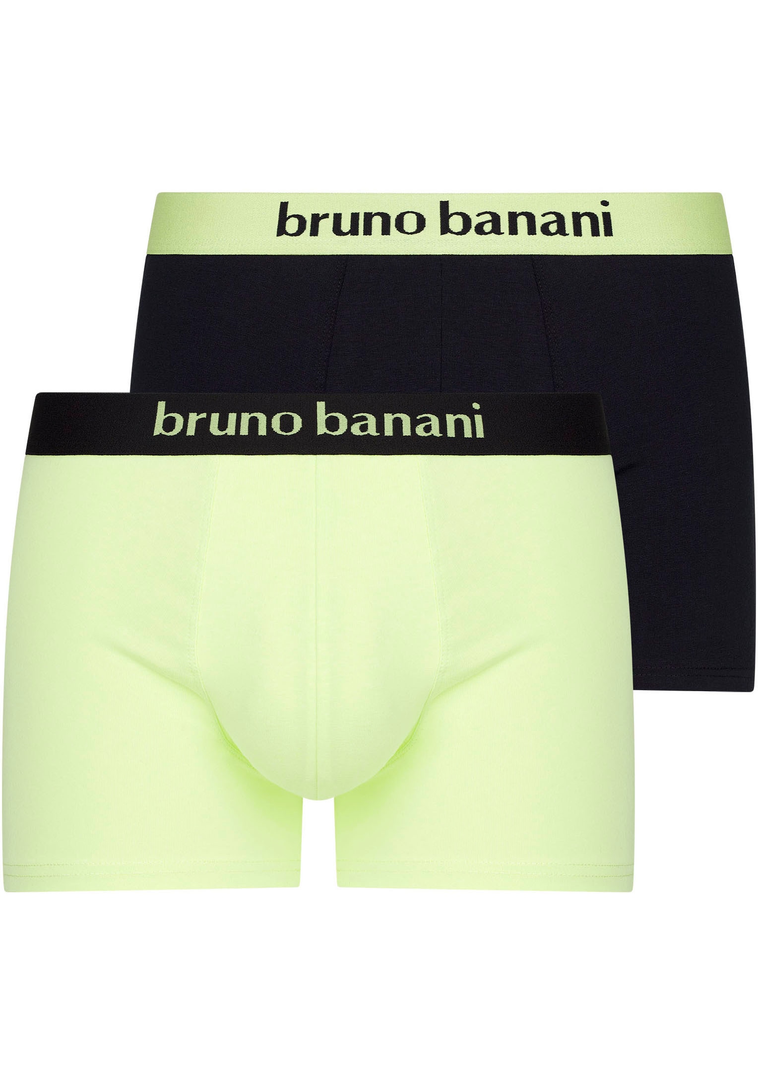Bruno Banani Boxer "Flowing", (2er Pack), mit kontrastreichem Logobund günstig online kaufen