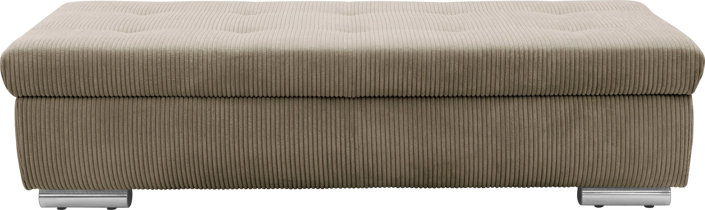 DOMO collection Hocker »Treviso XXL: B/T/H: 161/60/41 cm«, mit Stauraum, auch in Cord, passend zur Serie, moderne Steppung