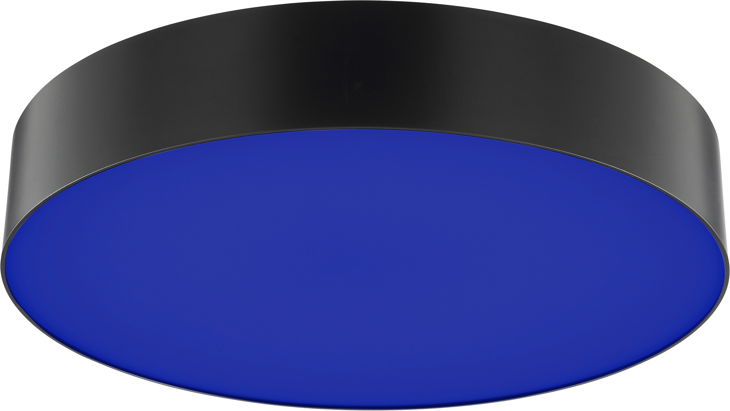Brilliant LED Deckenleuchte »Samir« LED-Modul 1 Stk. warmweiß - kaltweiß Intense RGB, Ø 39 cm, 2300 lm, CCT 3000-6500 K, dimmbar, schwarz