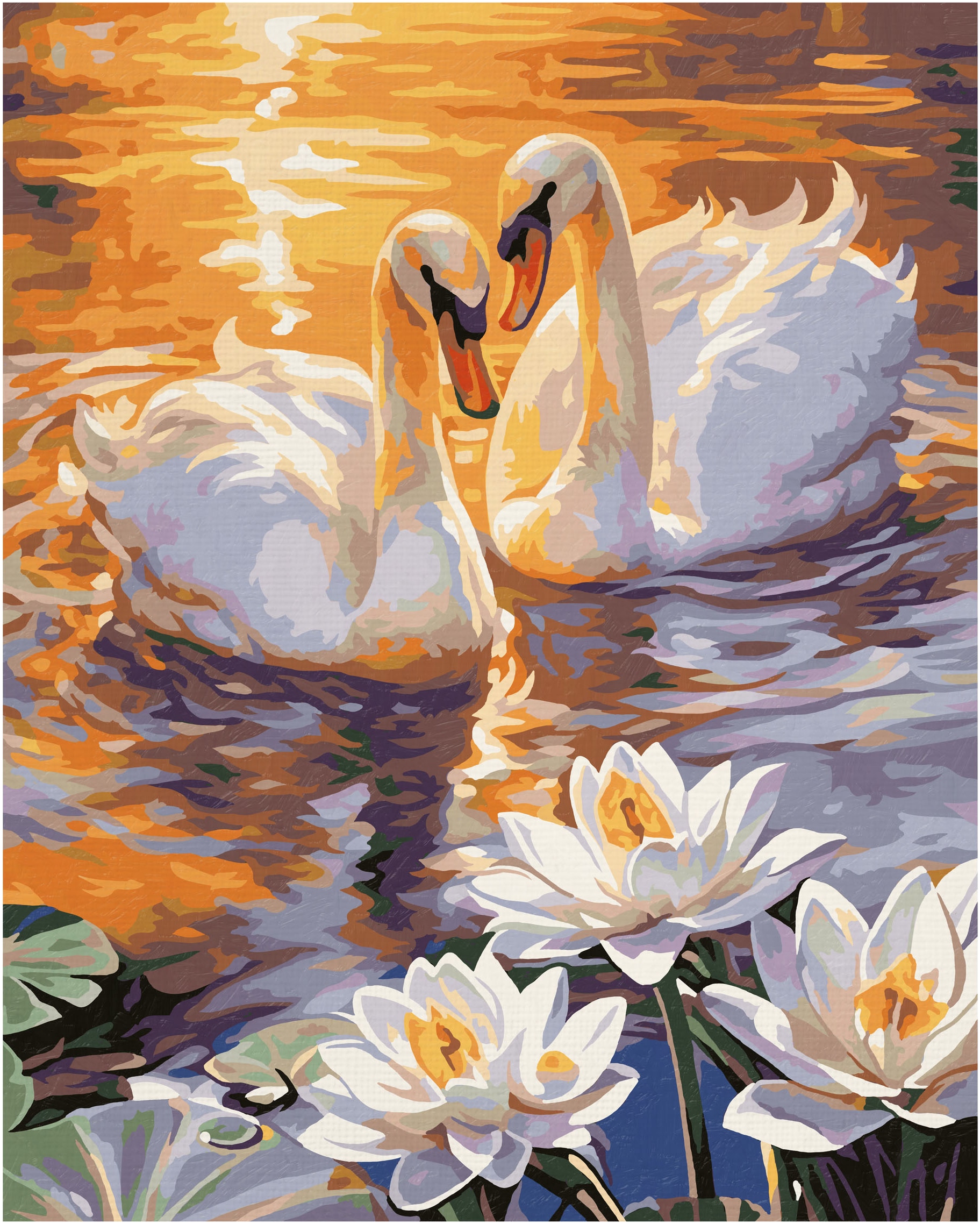 Schipper Malen nach Zahlen »Meisterklasse Klassiker - Verliebte Schwäne« Made in Germany