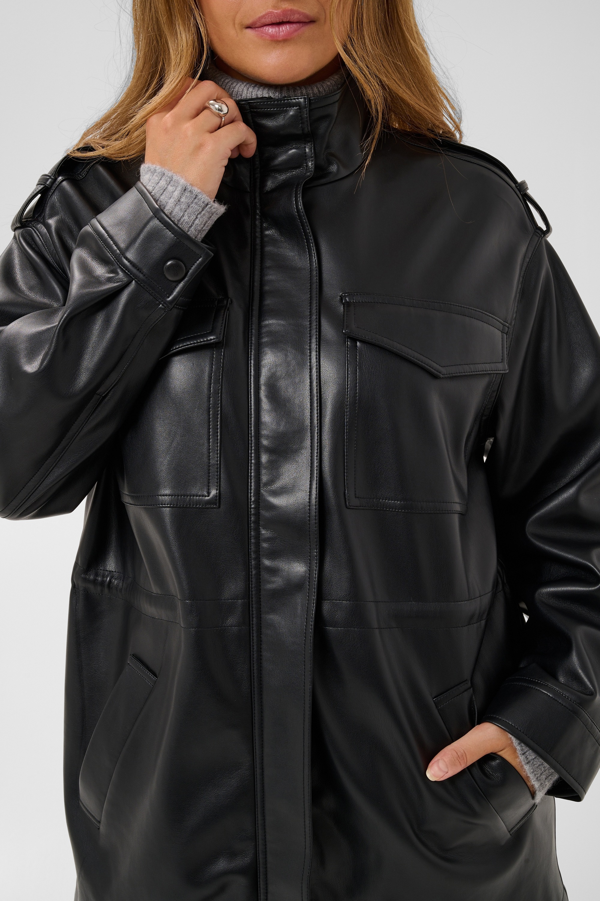 KAFFE Wintermantel »Damen Jacke KAlorina«
