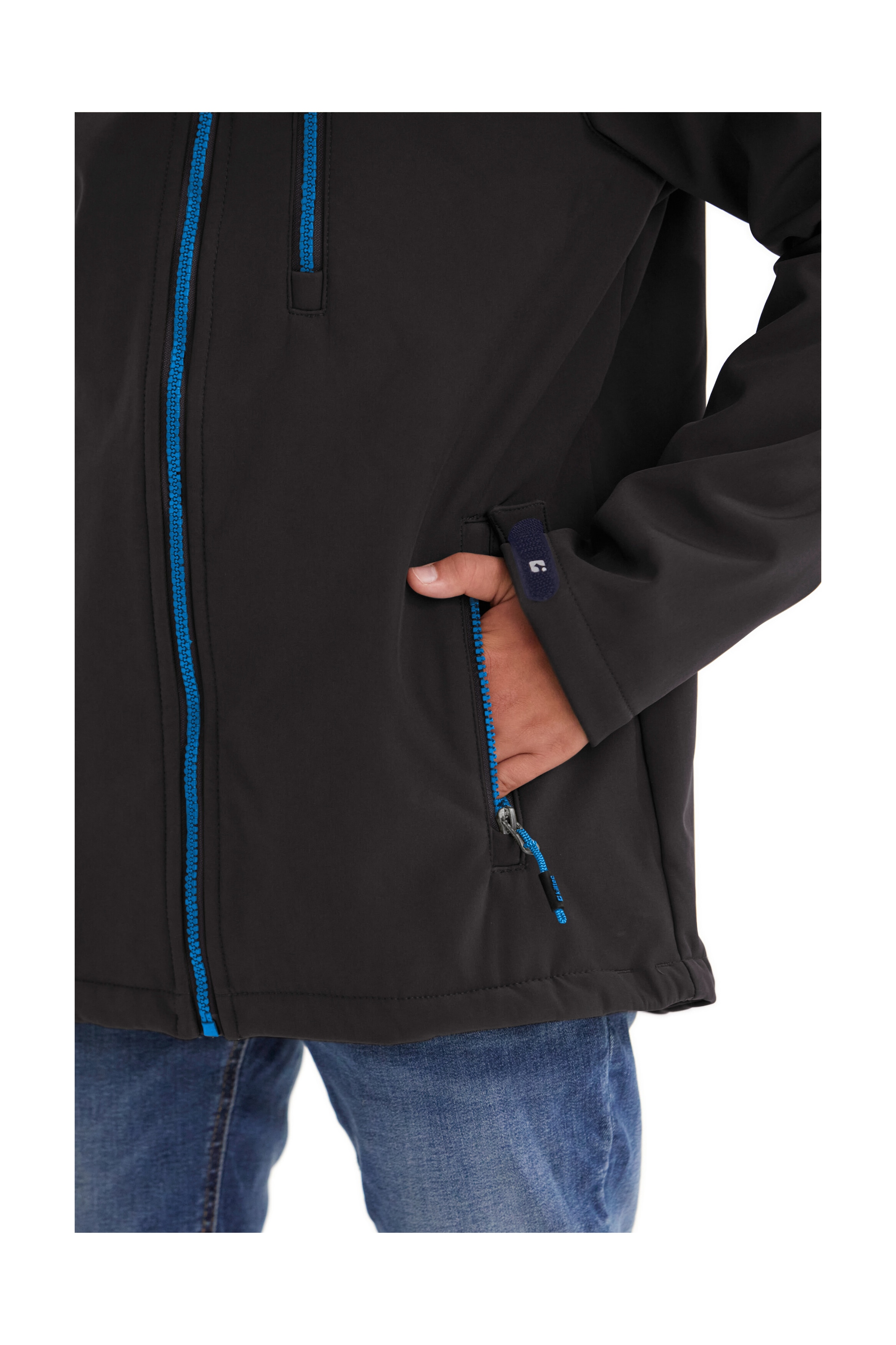 Killtec Softshelljacke »Boys Softshelljacke«, Wasserabweisende Softshelljacke mit Kapuze, Fleece und PFAs-frei