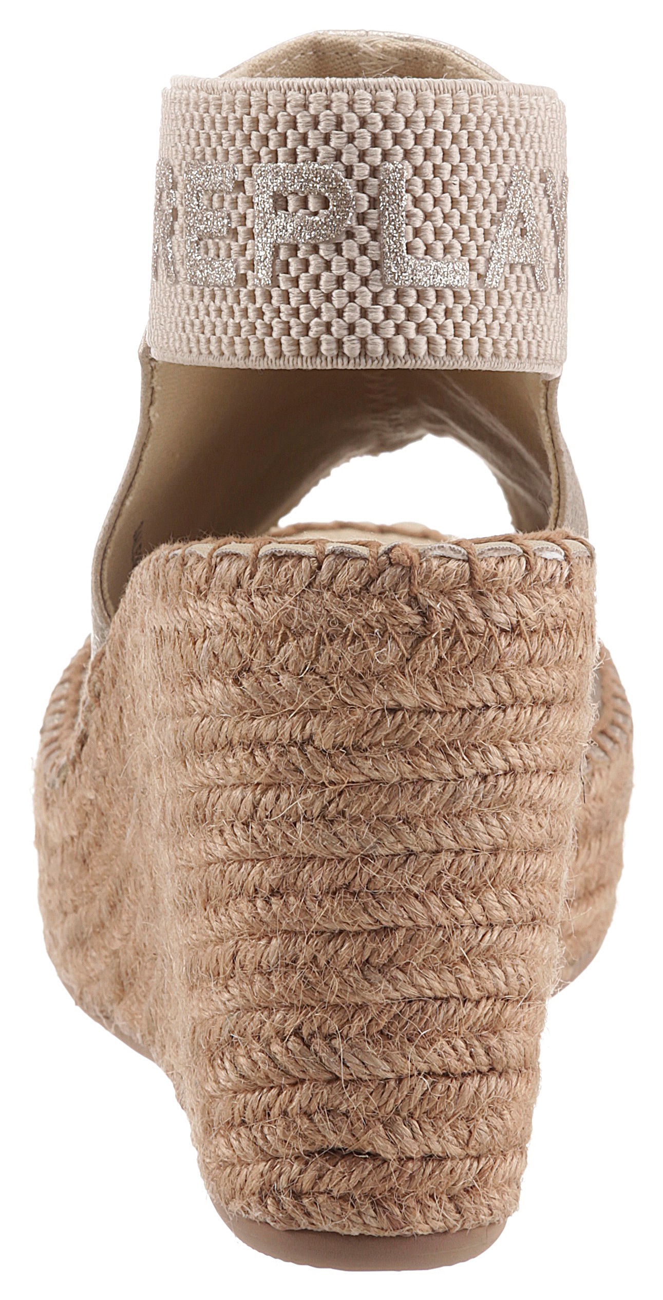Replay Sandalette »Tyne«  , Sommerschuh, Sandale, Keilabsatz, mit Glitzerlogo an der Ferse