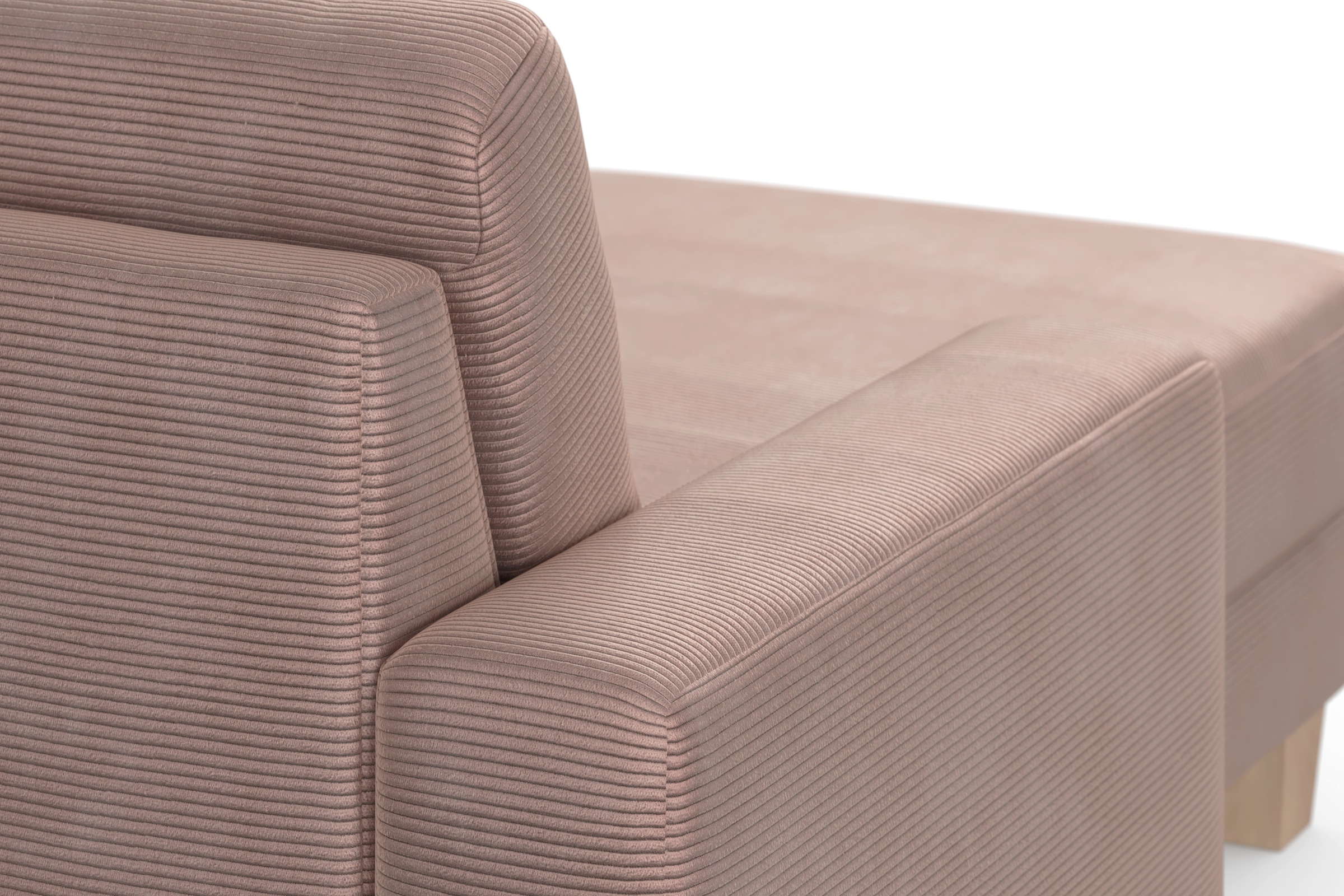 Home affaire Wohnlandschaft »Summer U-Form«, mit oder ohne Bettfunktion und Bettkasten, Cord-Bezug