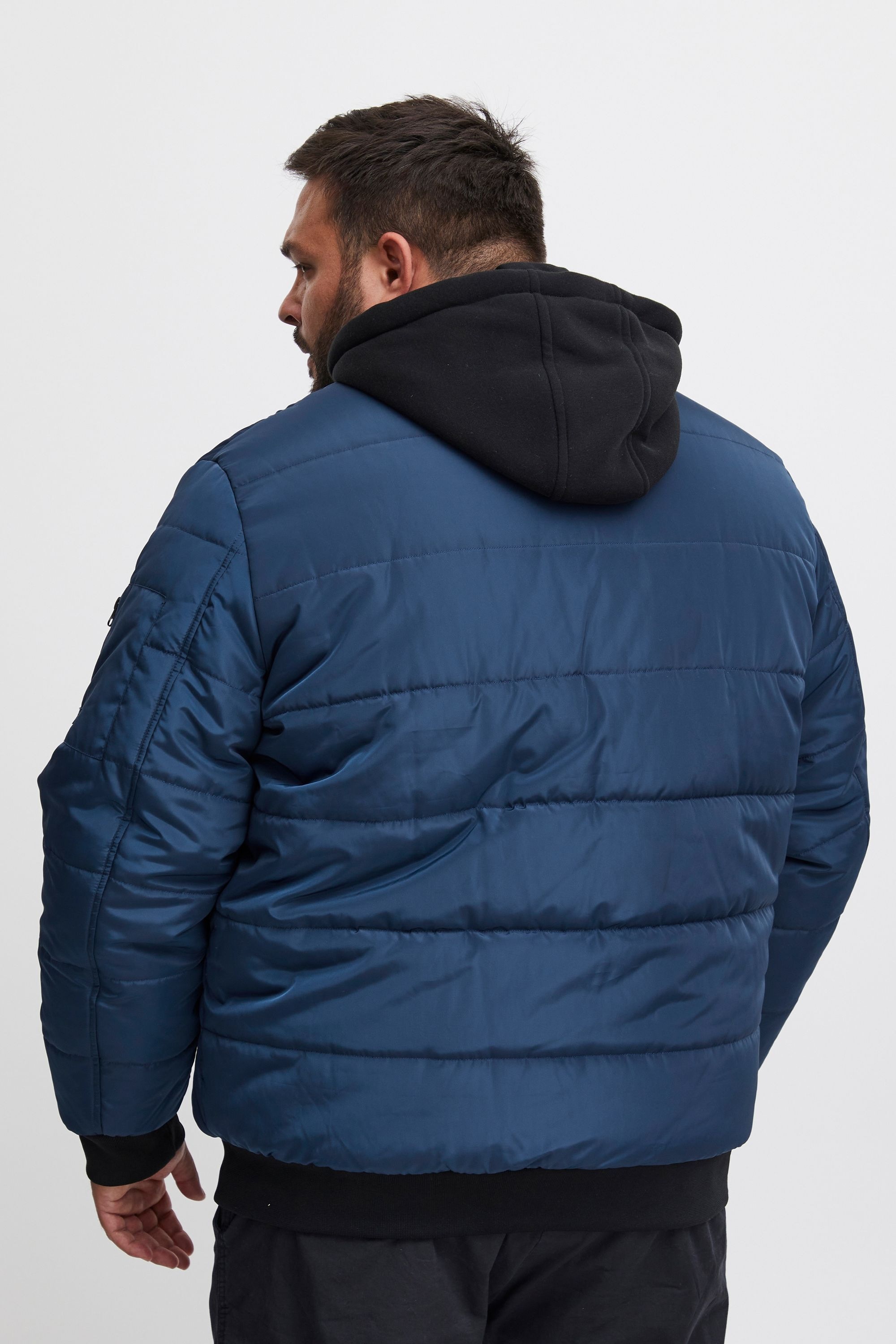 Steppjacke BLEND "Steppjacke BHOuterwear", Herren, Gr. 4XL, blau (marineblaus), Obermaterial: 100% Polyester PES., regular fit, Jacken Steppjacke 3