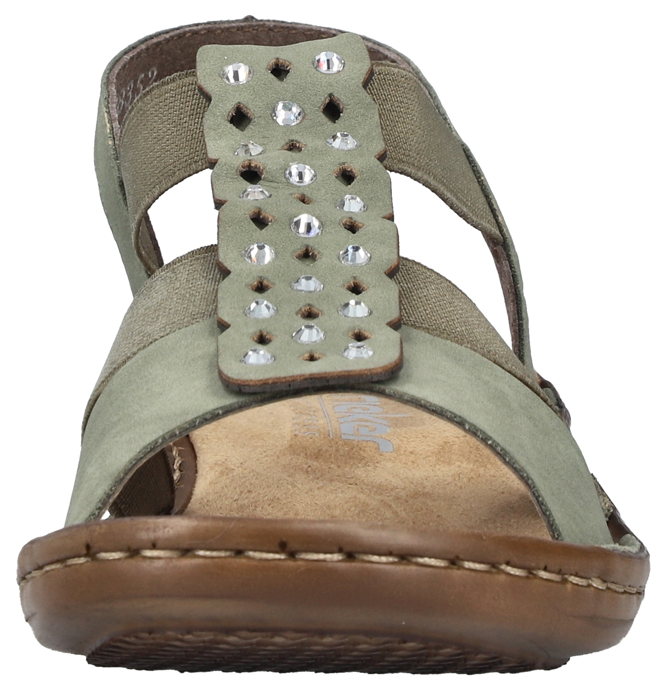 Rieker Sandale  Sommerschuh, Schlupfschuh mit Gummizug für guten Sitz